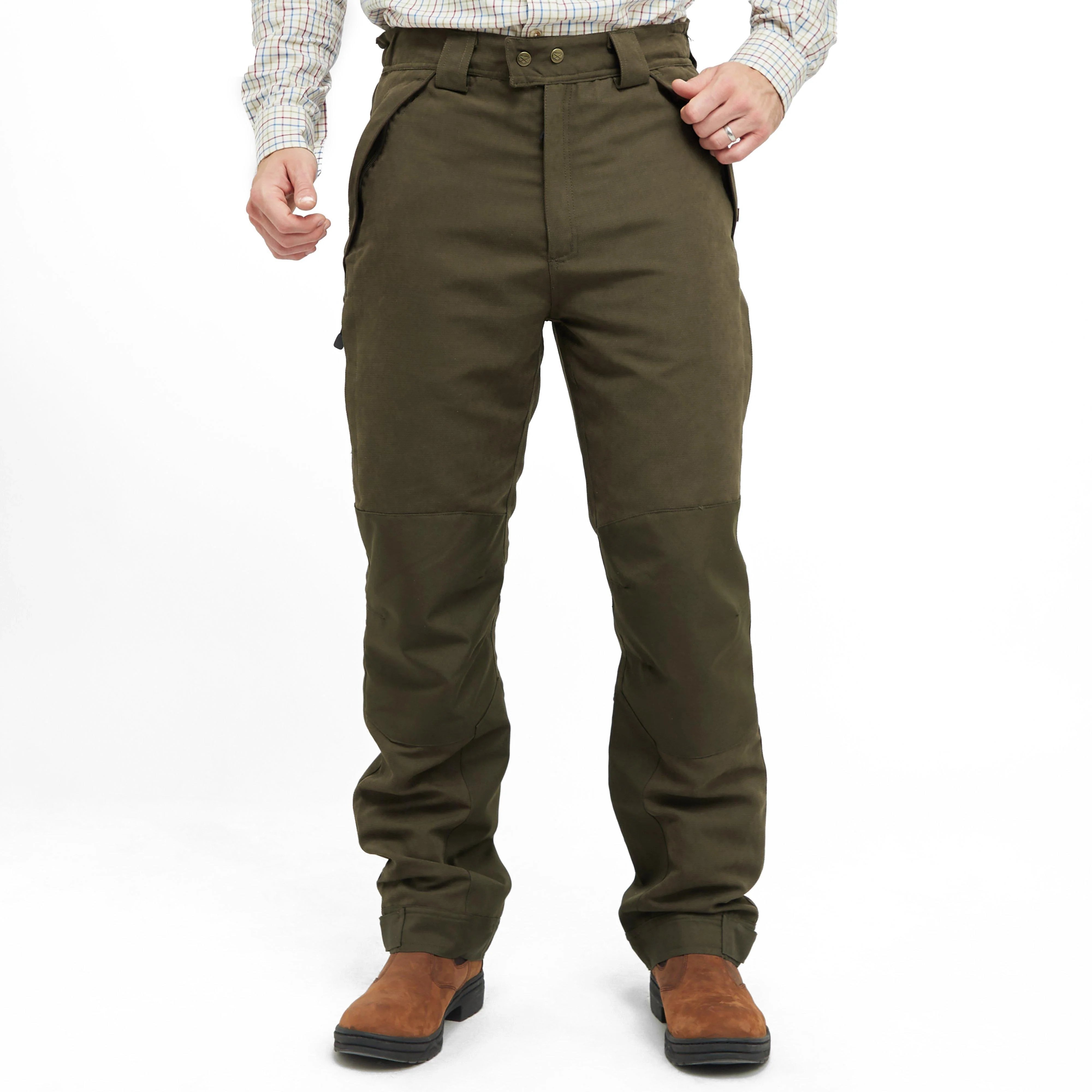 Mens Kincraig Waterproof Field Trousers Olive Green - Image 10