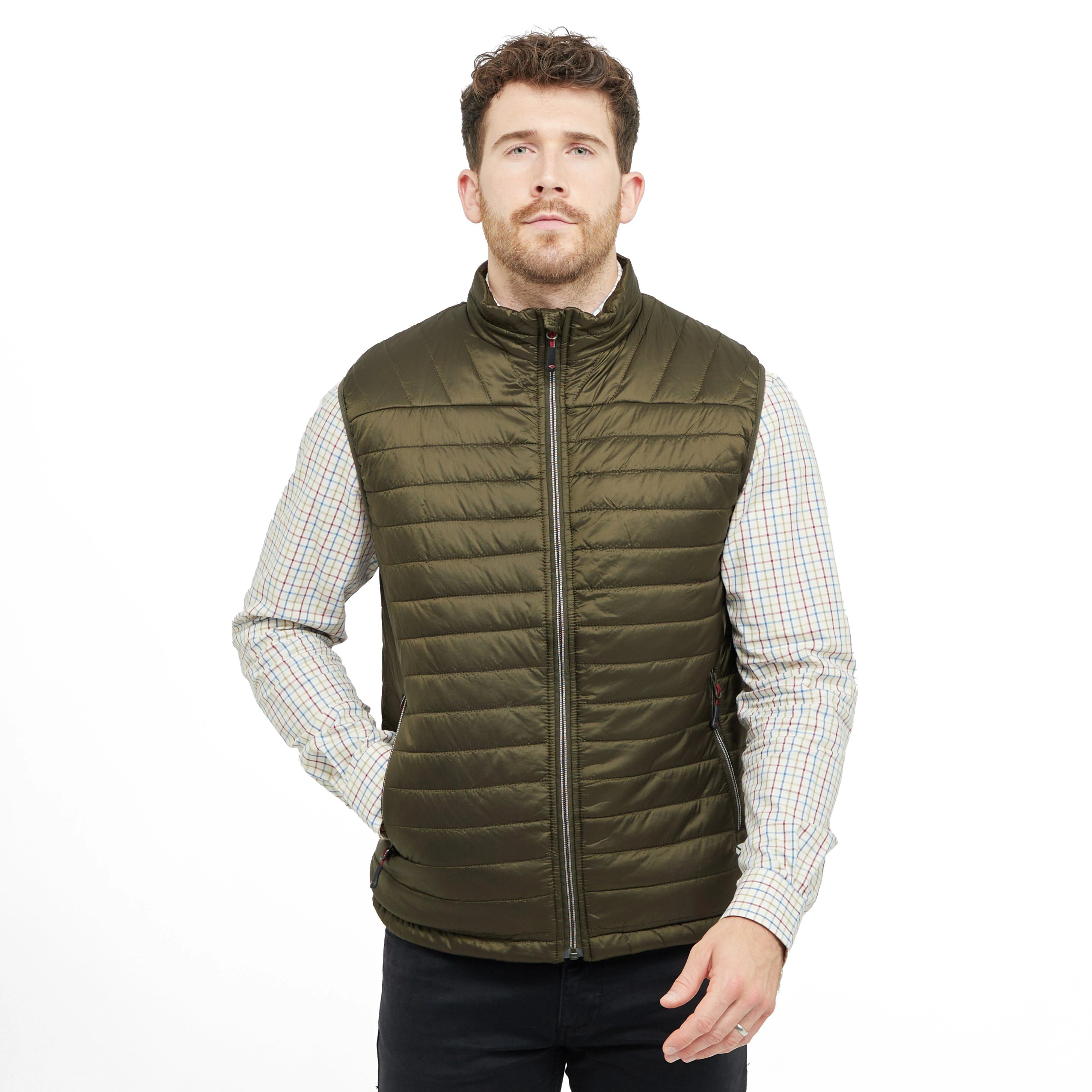 Mens Kingston Rip-Stop Gilet Olive/Merlot - Image 7