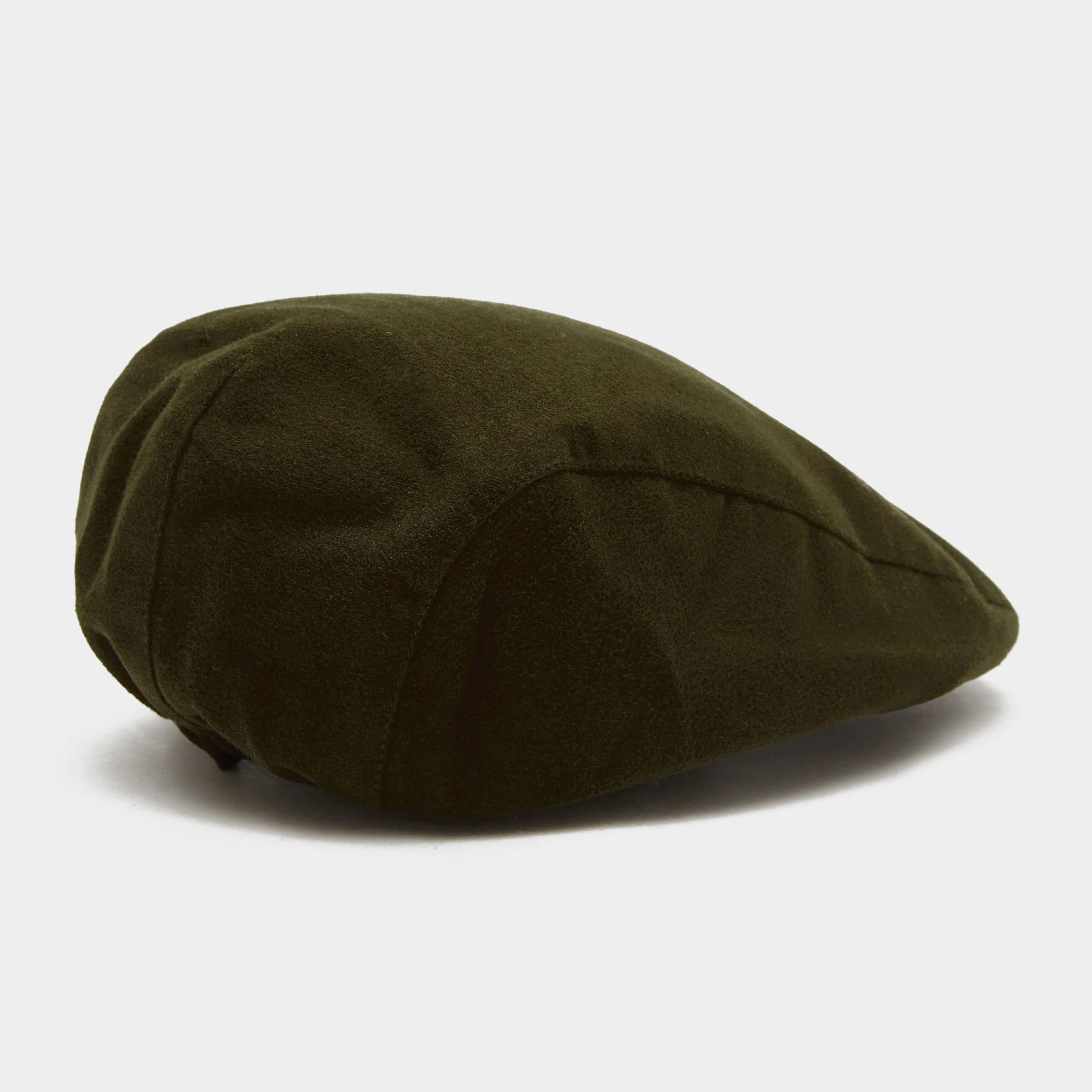 Mens MoleSkin Cap Dark Olive - Image 3