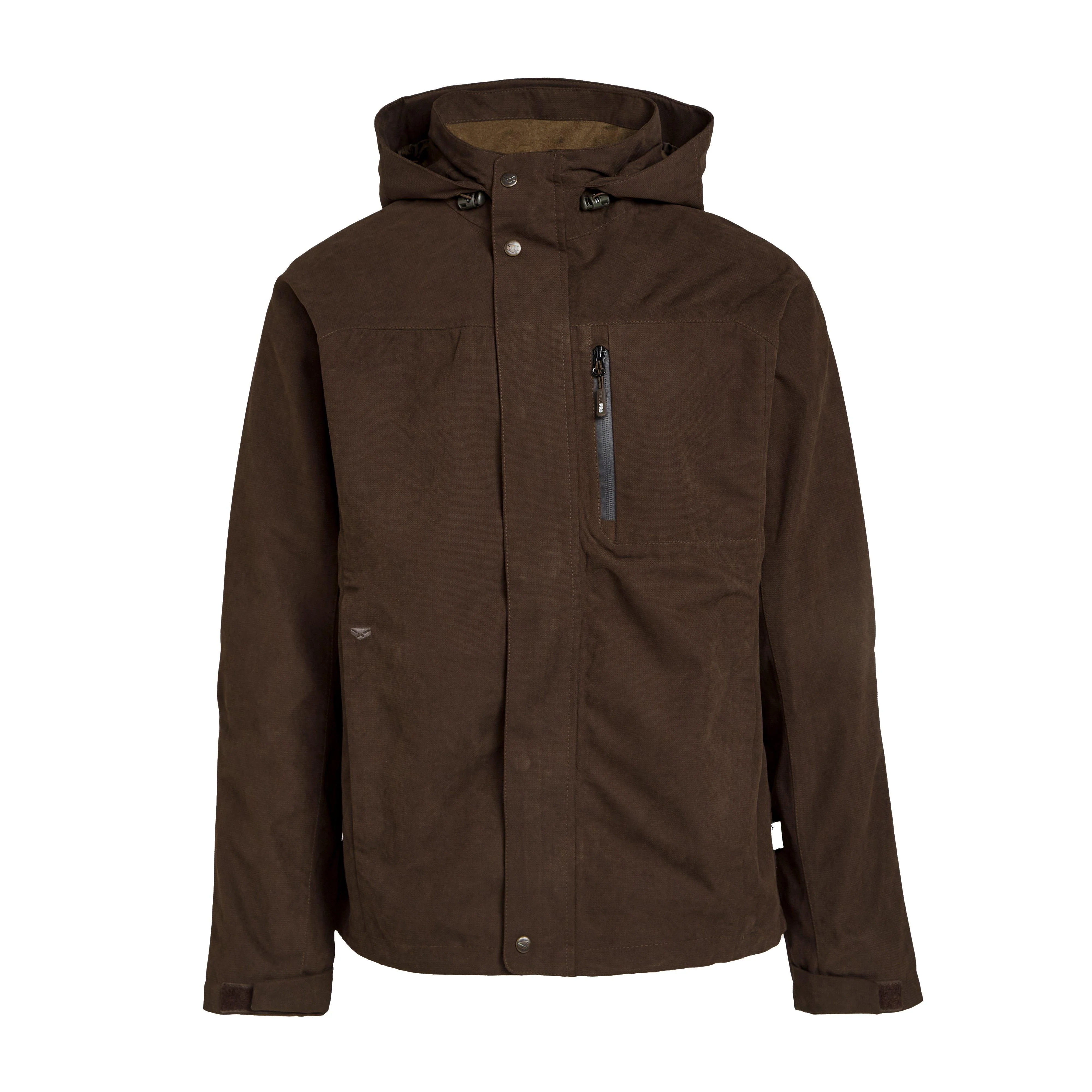 Mens Struther Waterproof Zip Jacket Dark Green - Image 14