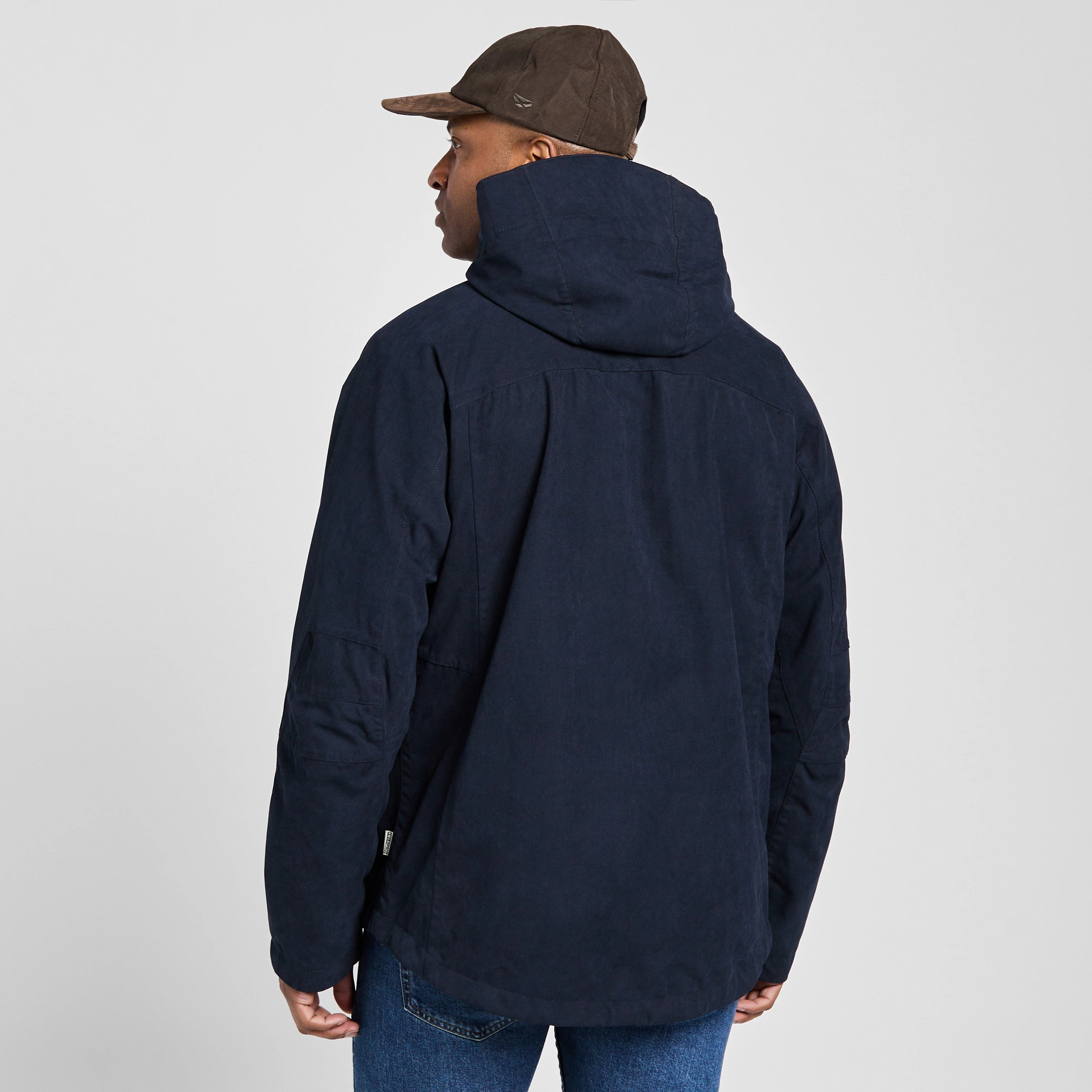 Mens Struther Waterproof Zip Jacket Navy - Image 2