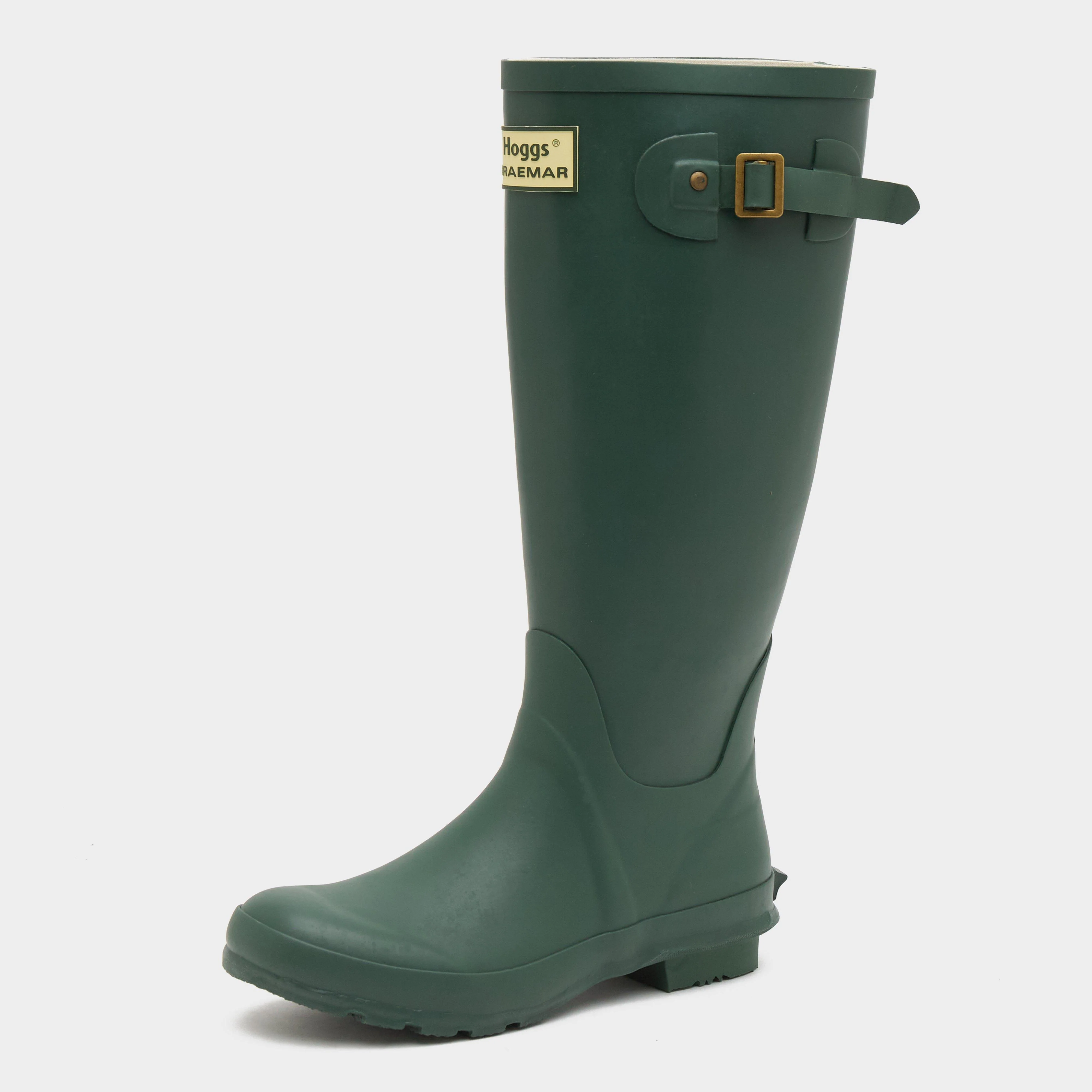 Womens Braemar Wellington Boots Green - Image 3