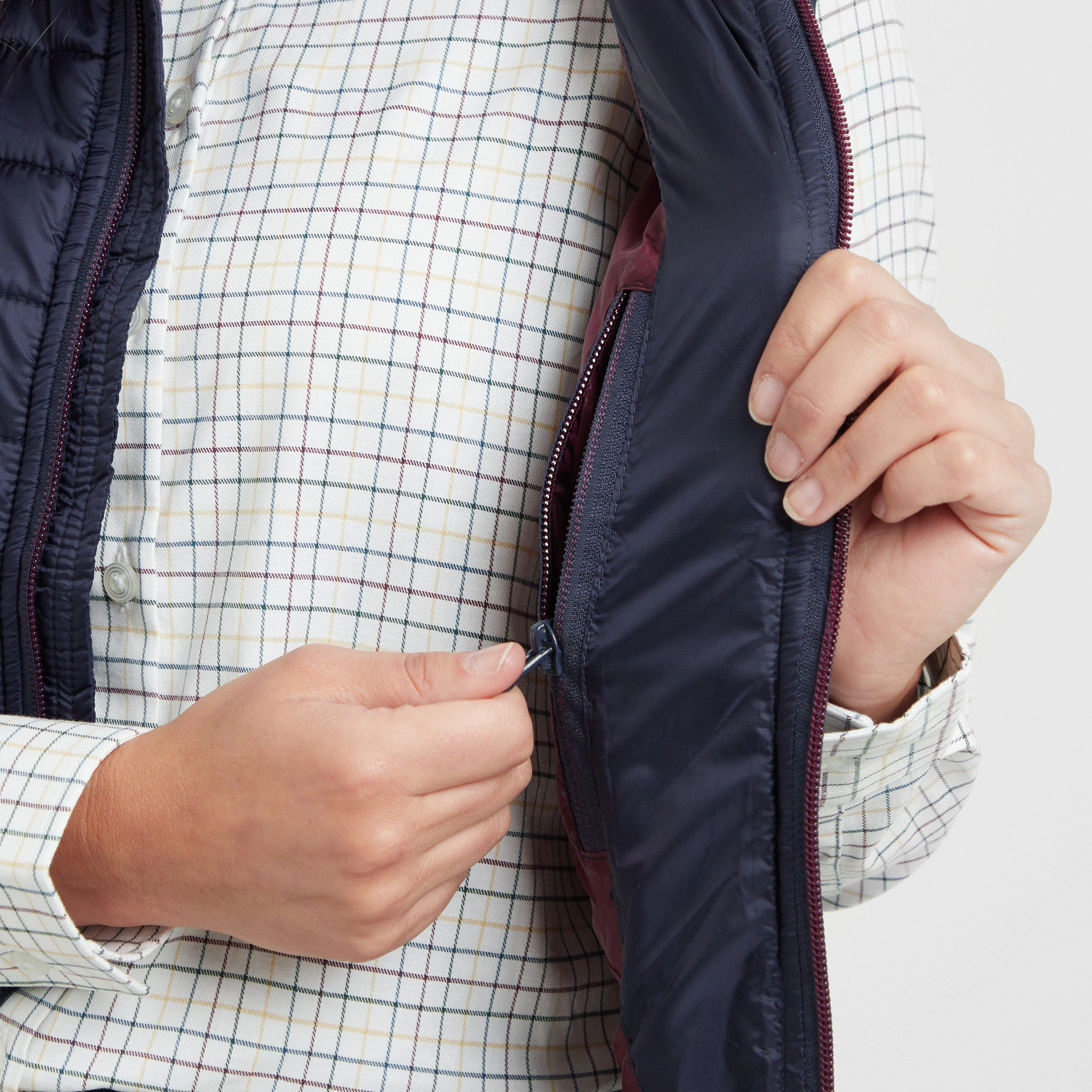Womens Kingston Rip-Stop Gilet Navy/Merlot - Image 5