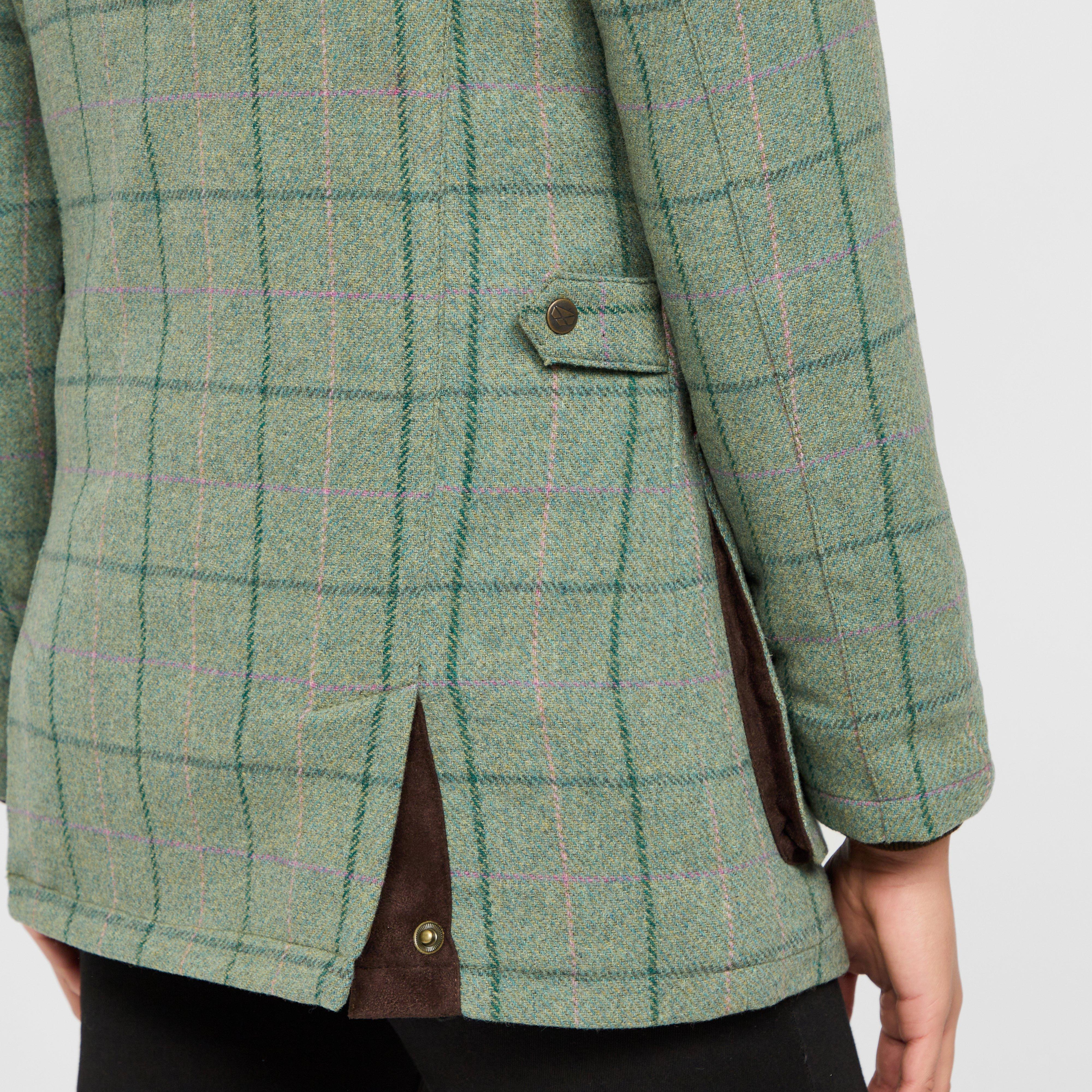 Womens Roslin Technical Tweed Field Coat Spring Bracken - Image 7
