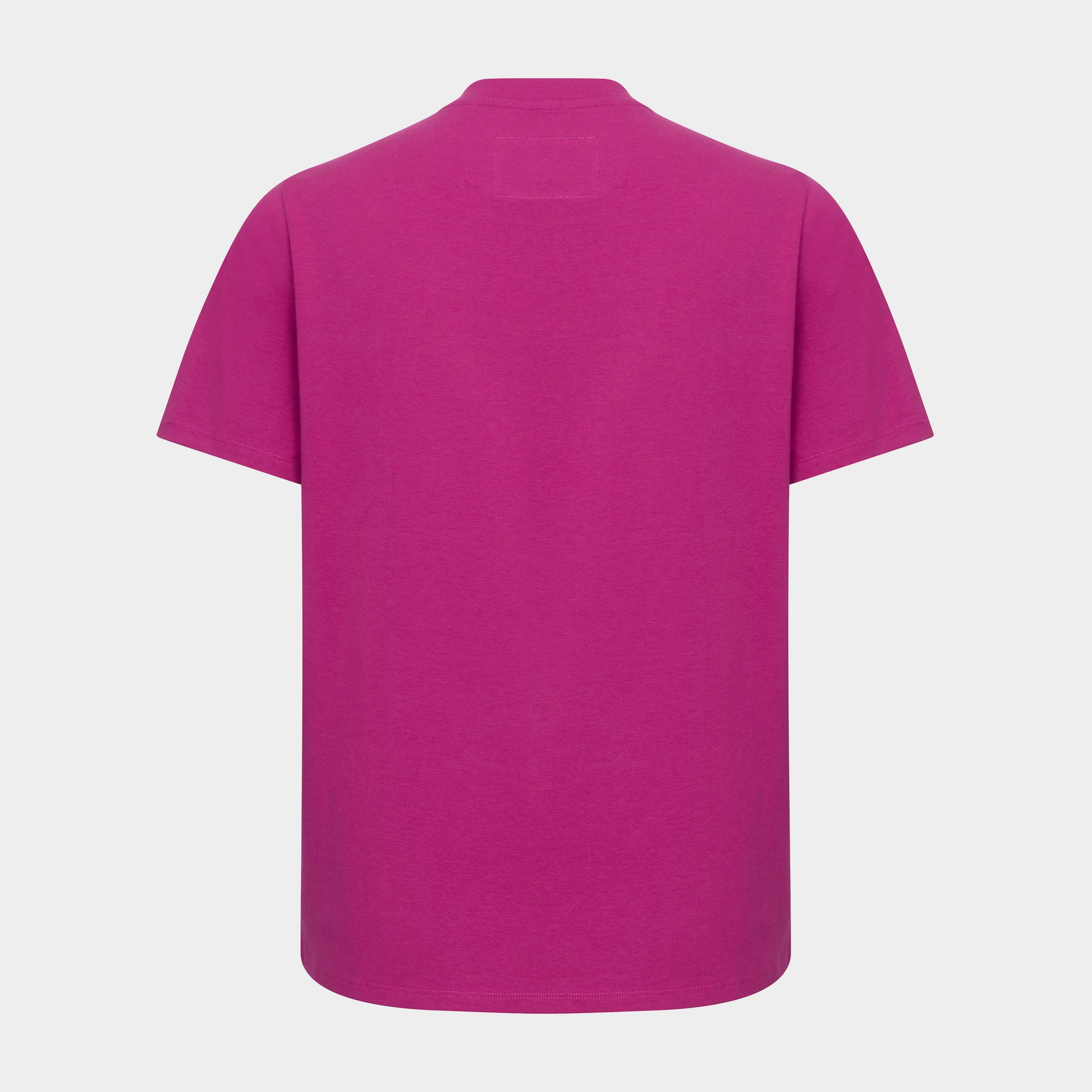 Women’s Stella Printed T-Shirt Berry Pink - Image 2