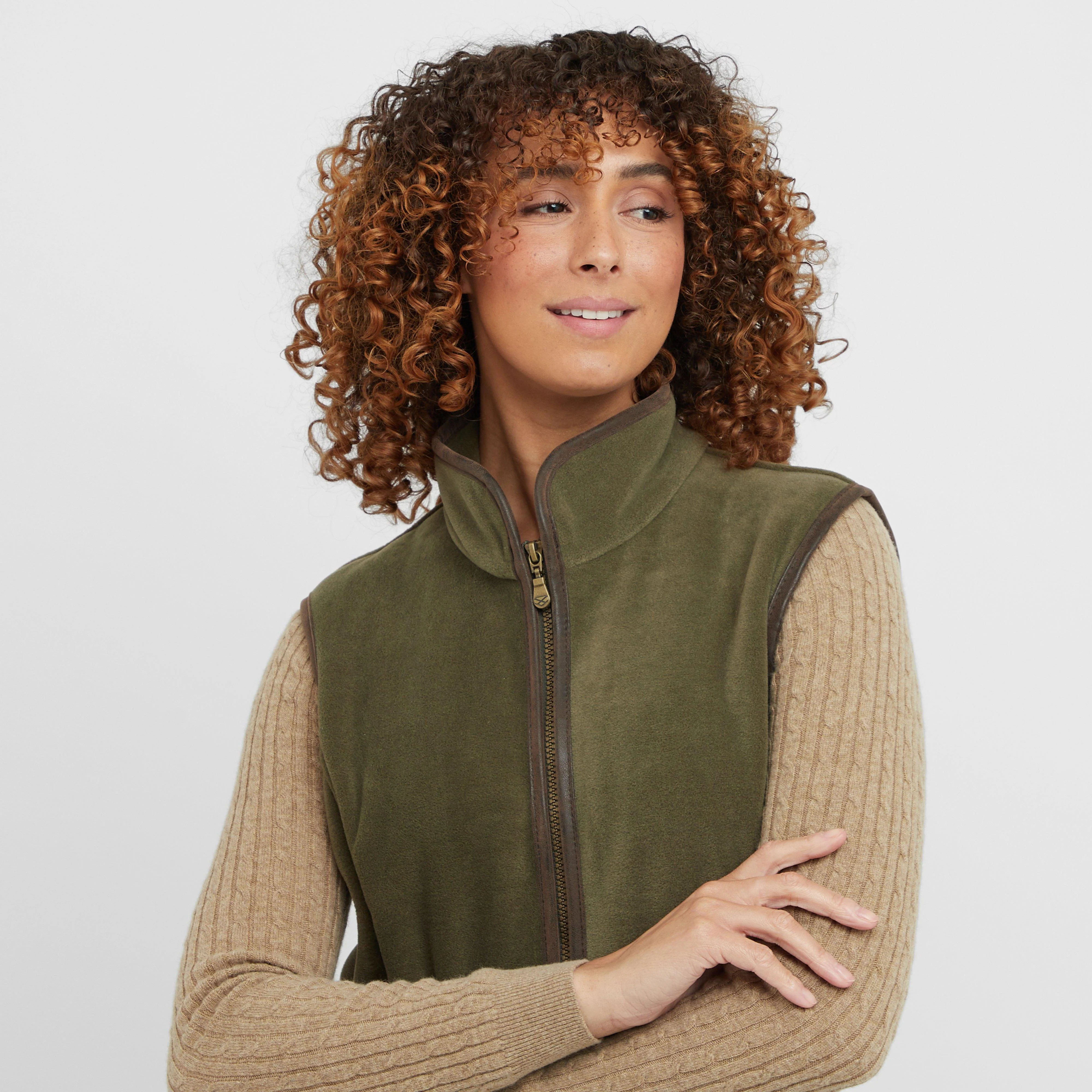 Womens Stenton Fleece Gilet Lovat - Image 5