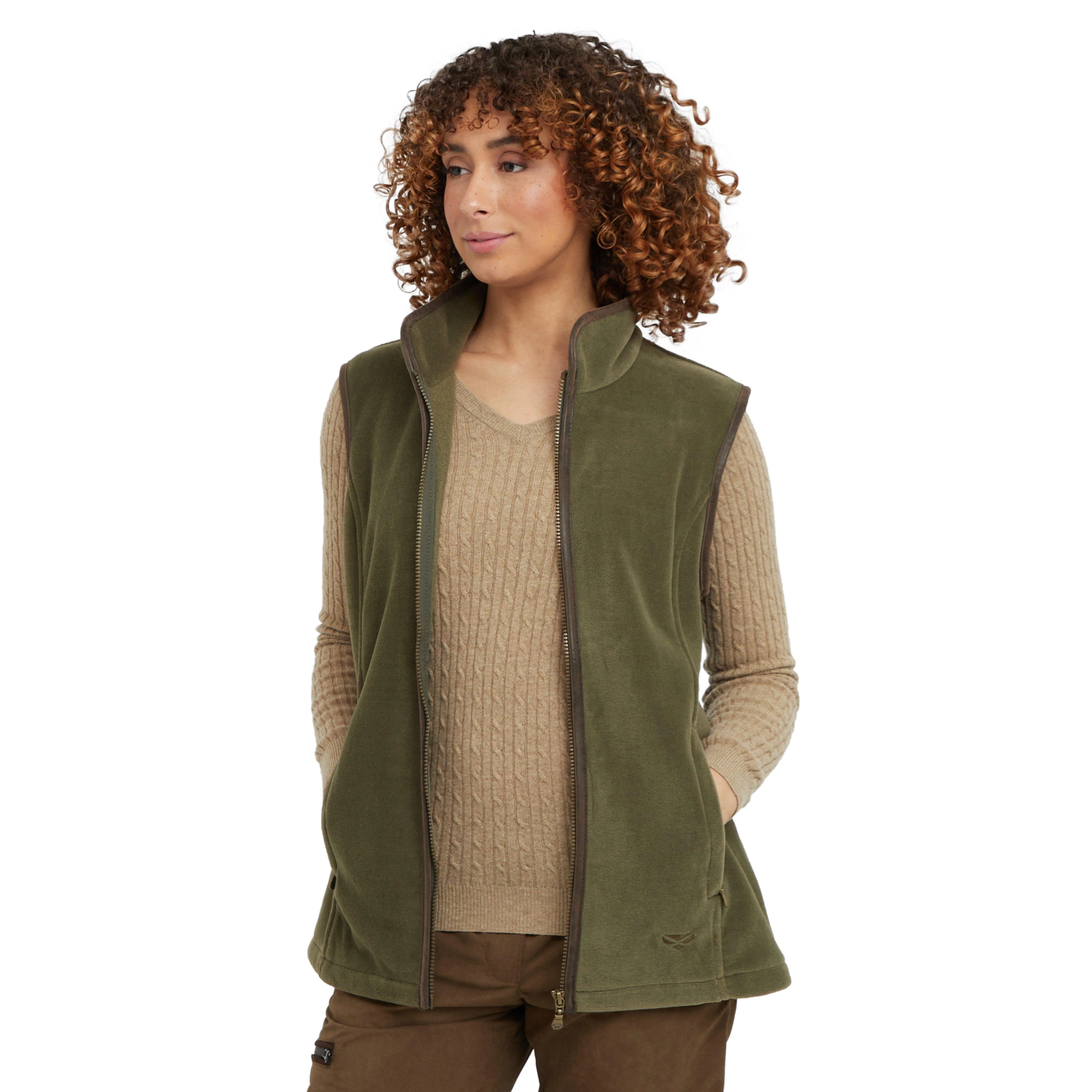 Womens Stenton Fleece Gilet Lovat - Image 7