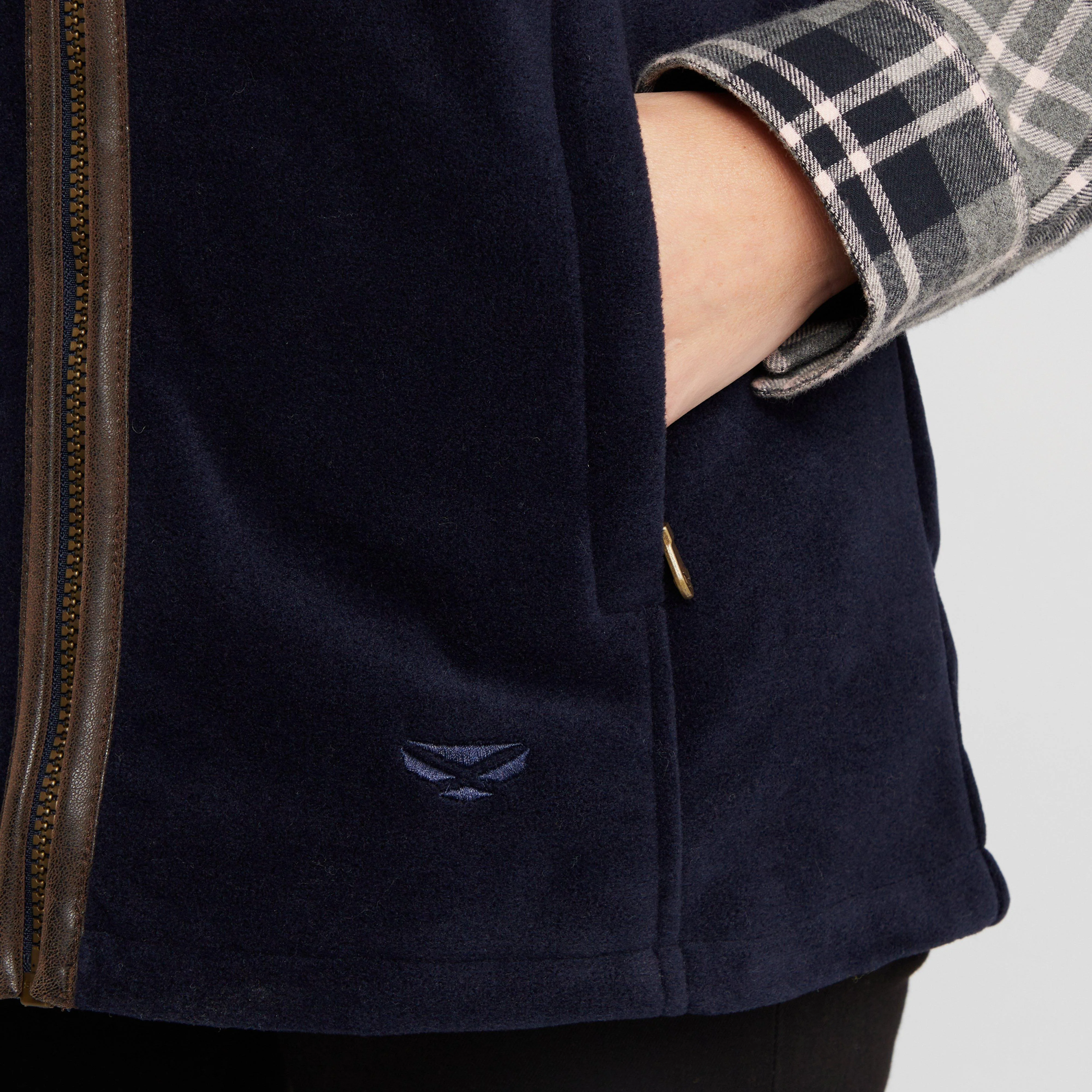 Womens Stenton Fleece Gilet Midnight Navy - Image 6