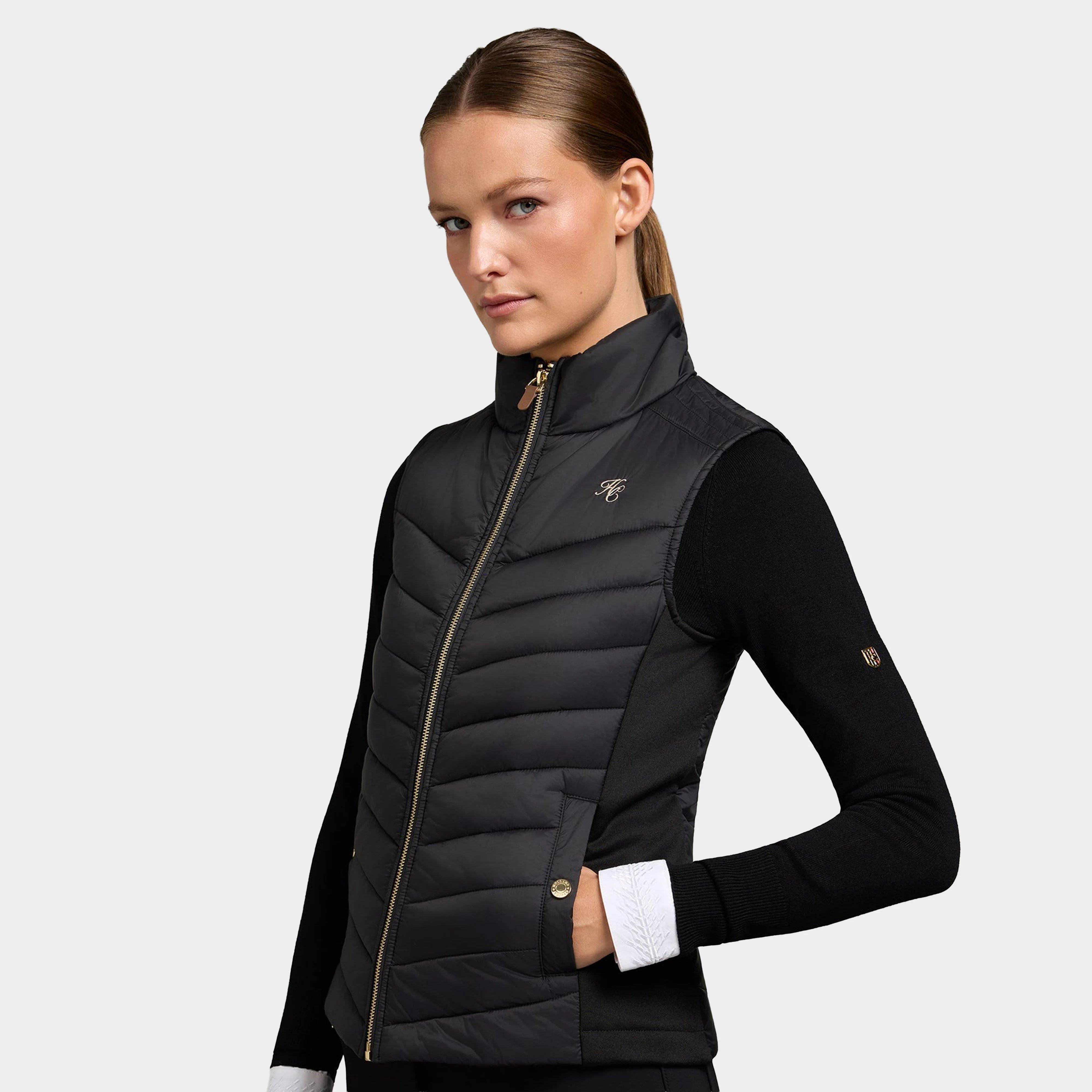 Hybrid Equestrian Gilet Black - Image 2