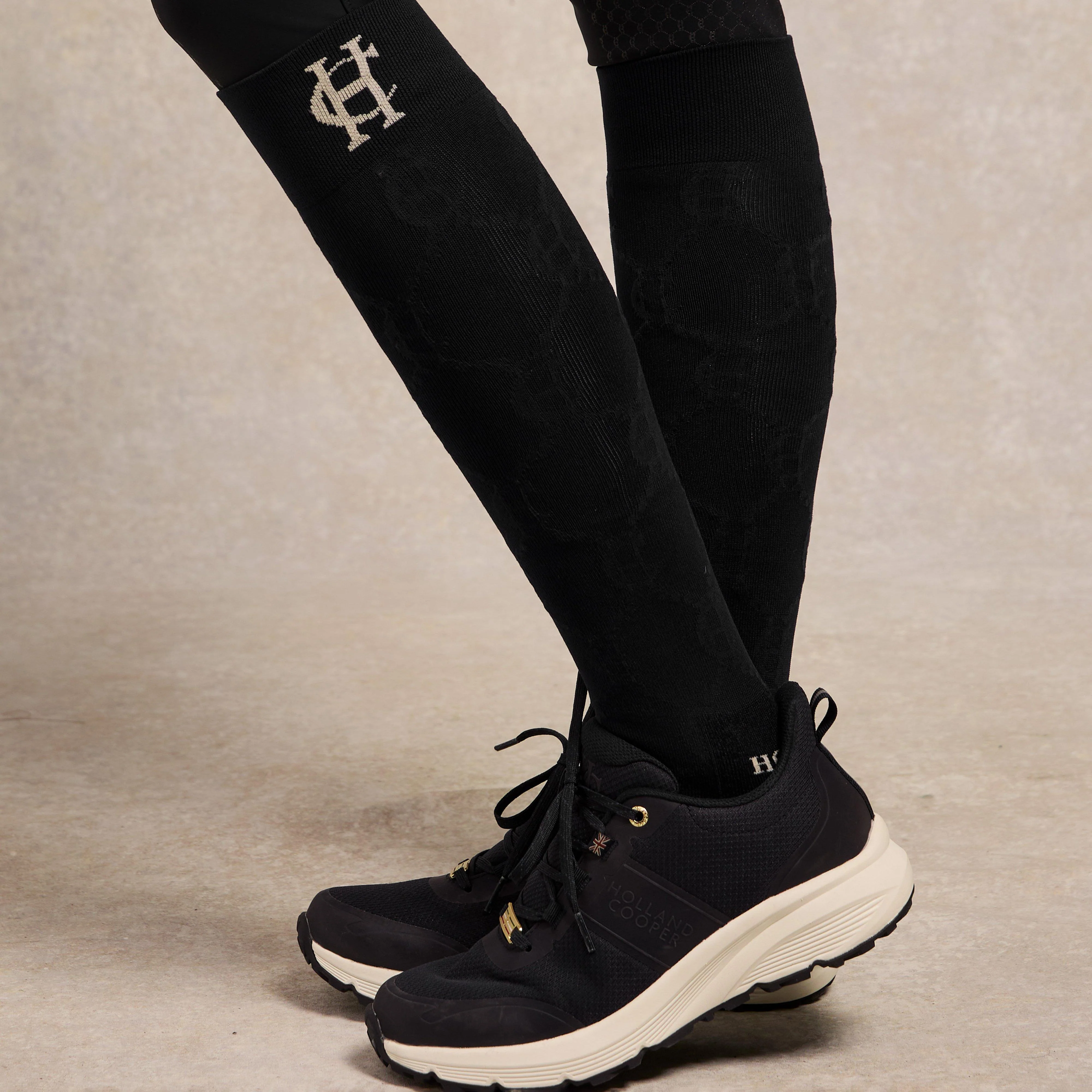 Womens Burghley Waterproof Trainer Black - Image 5