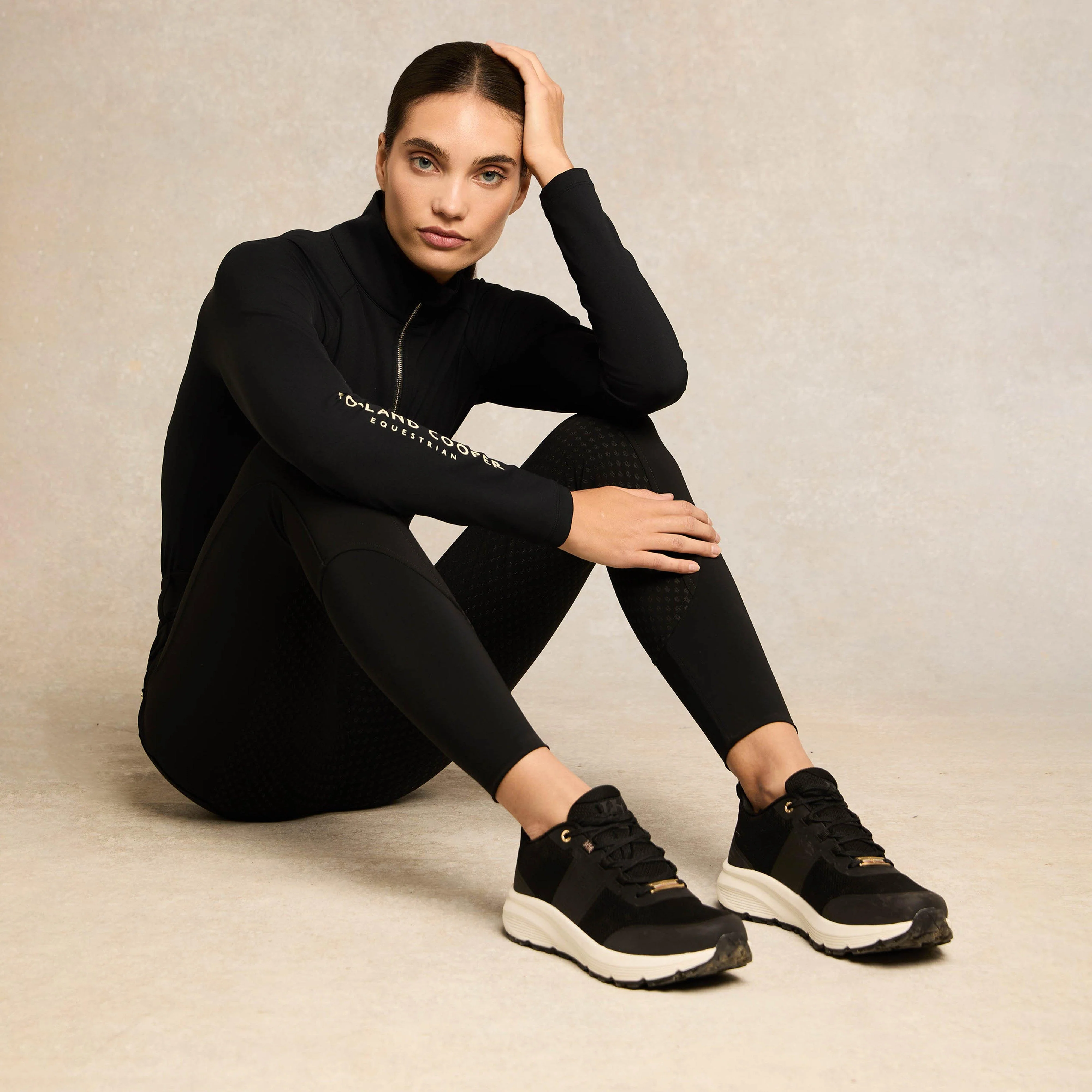 Womens Burghley Waterproof Trainer Black - Image 7