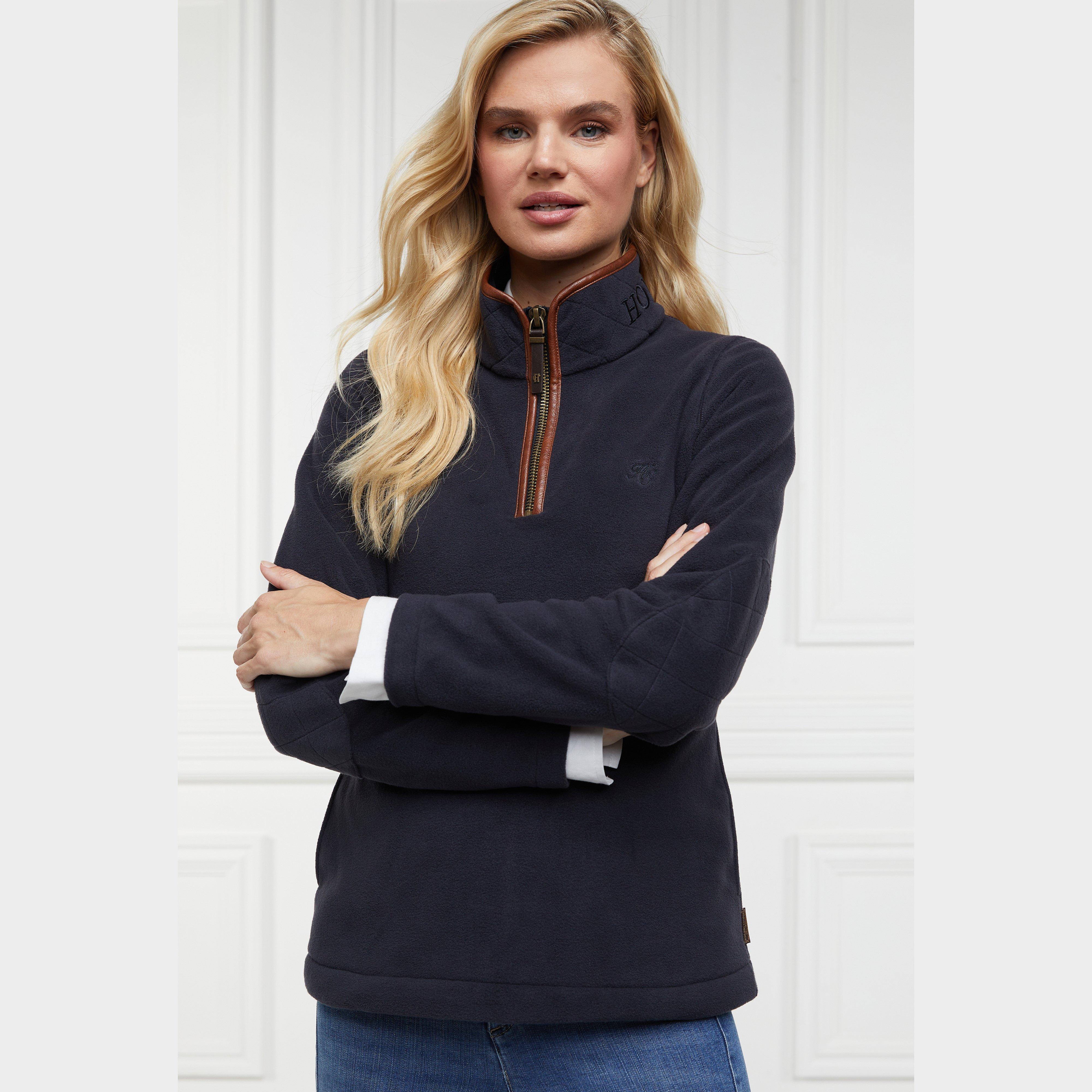 Womens Country Half Zip Fleece Ink Navy - Image 4