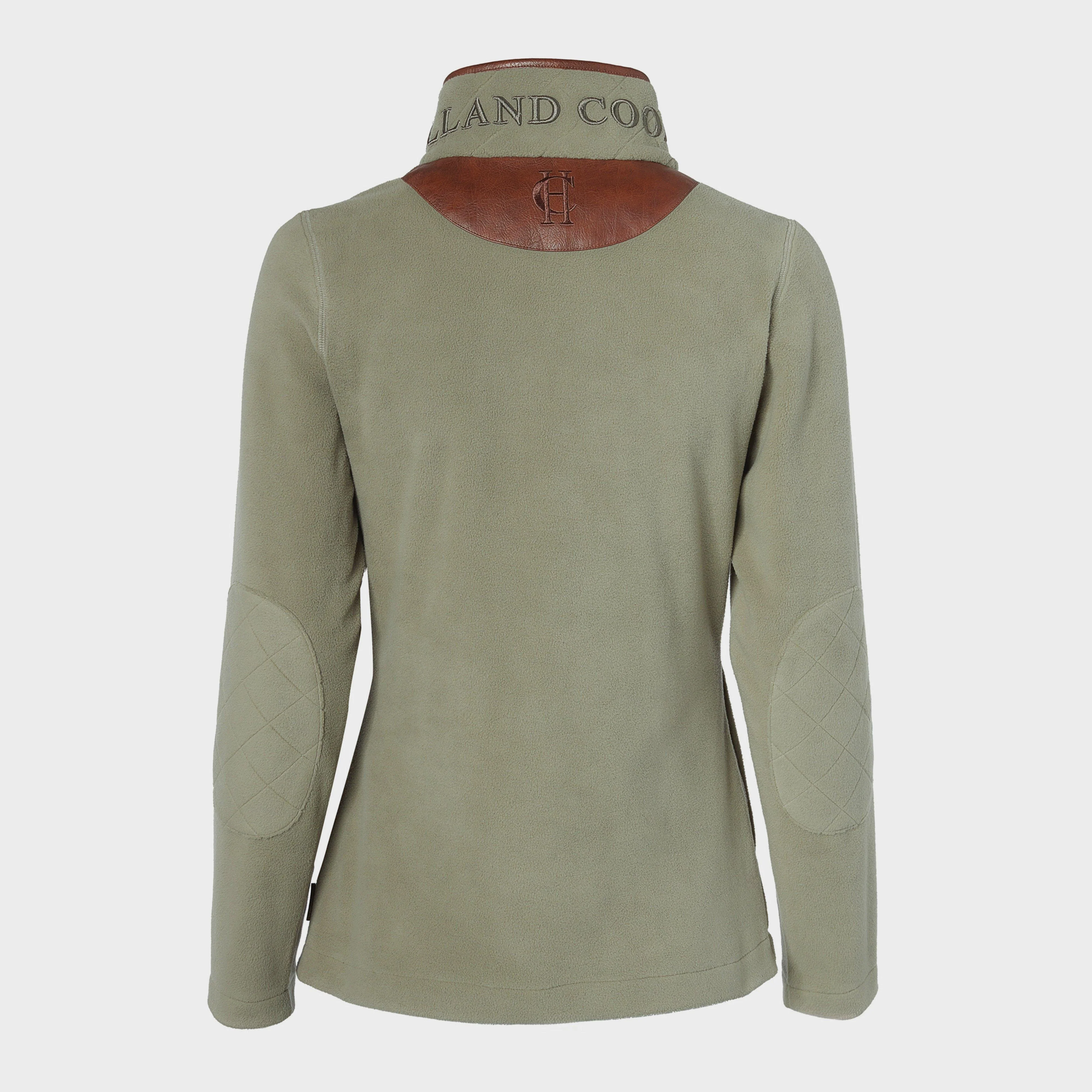 Womens Country Half Zip Fleece Sage - Image 5