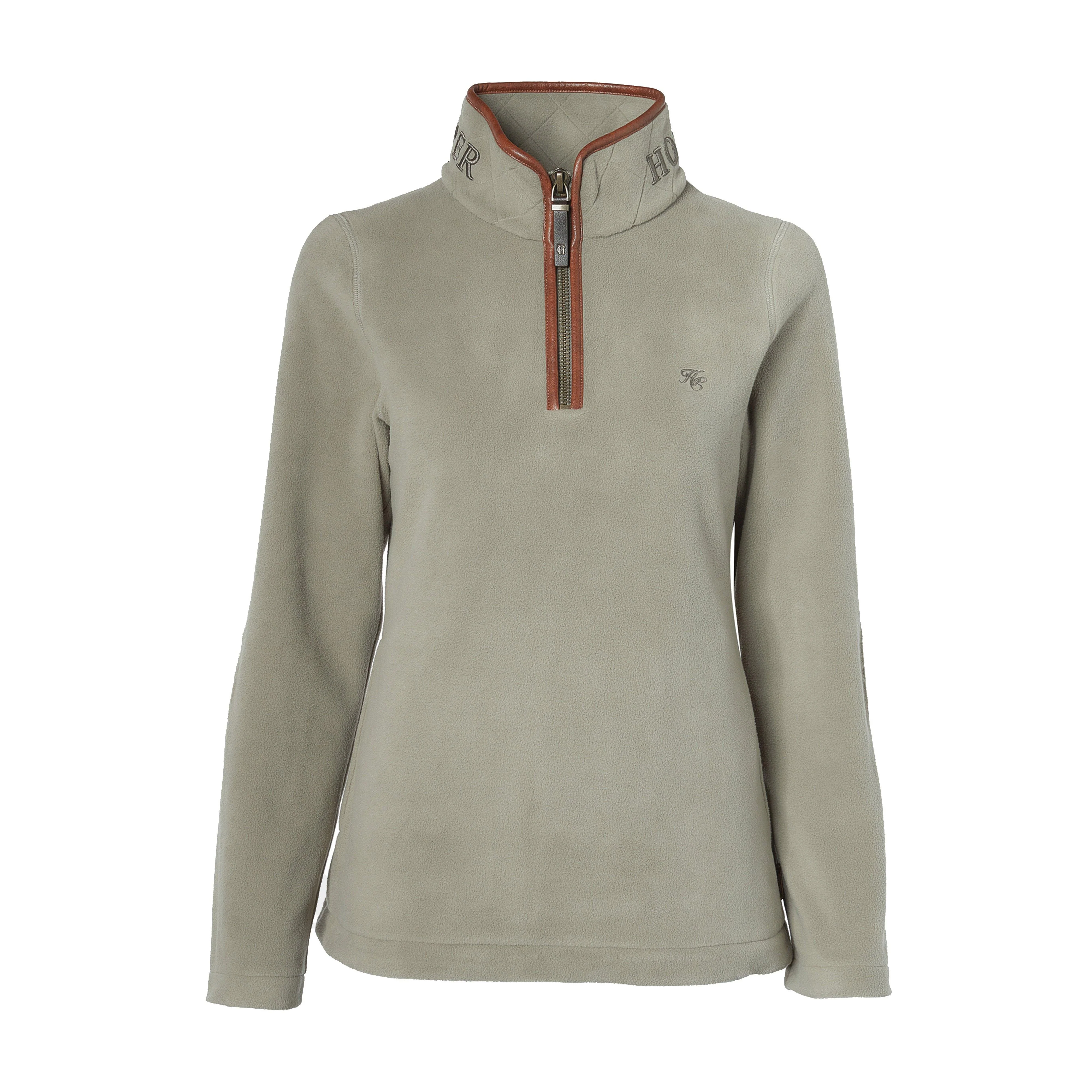 Womens Country Half Zip Fleece Sage - Image 8