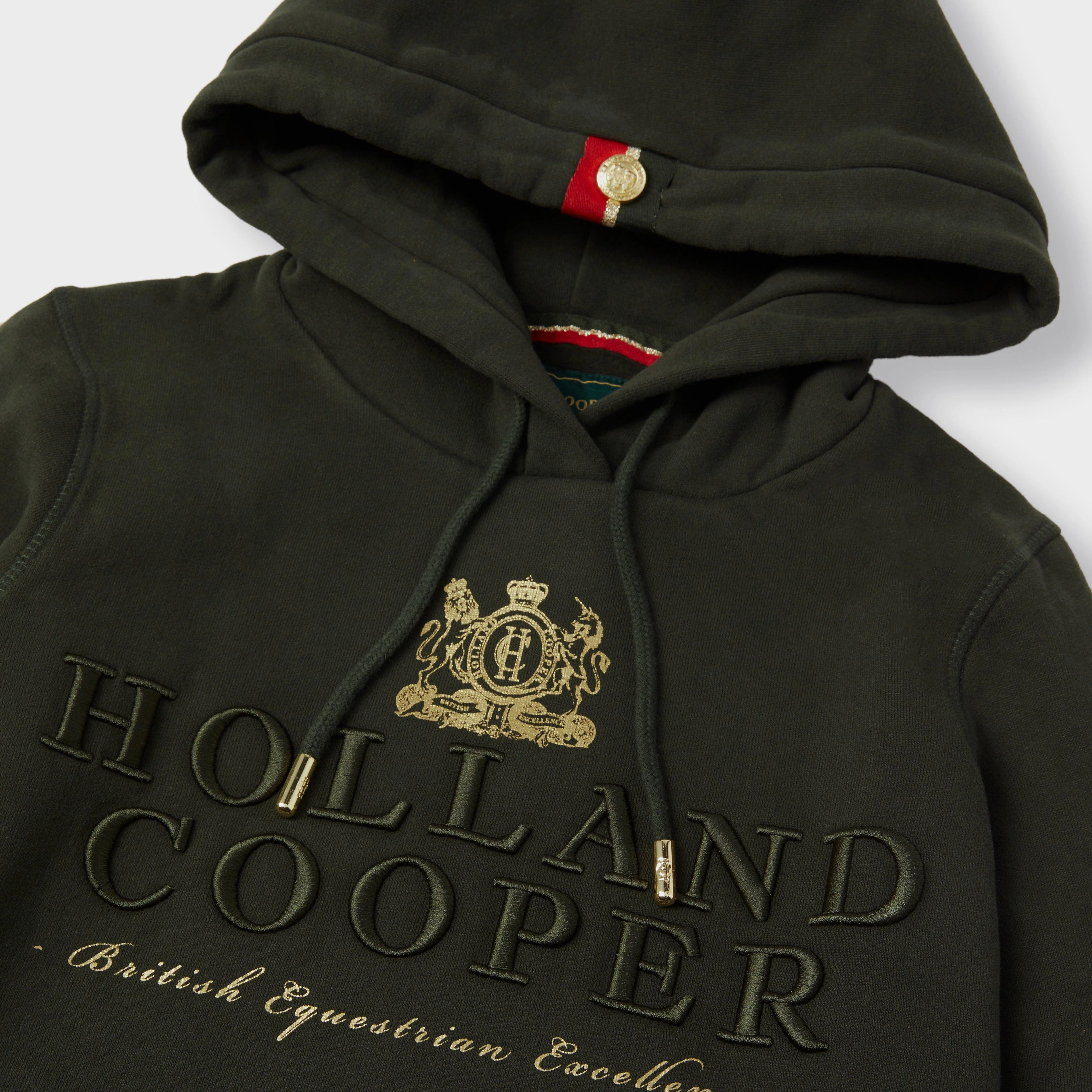 Womens Heritage Hoodie Racing Green - Image 4