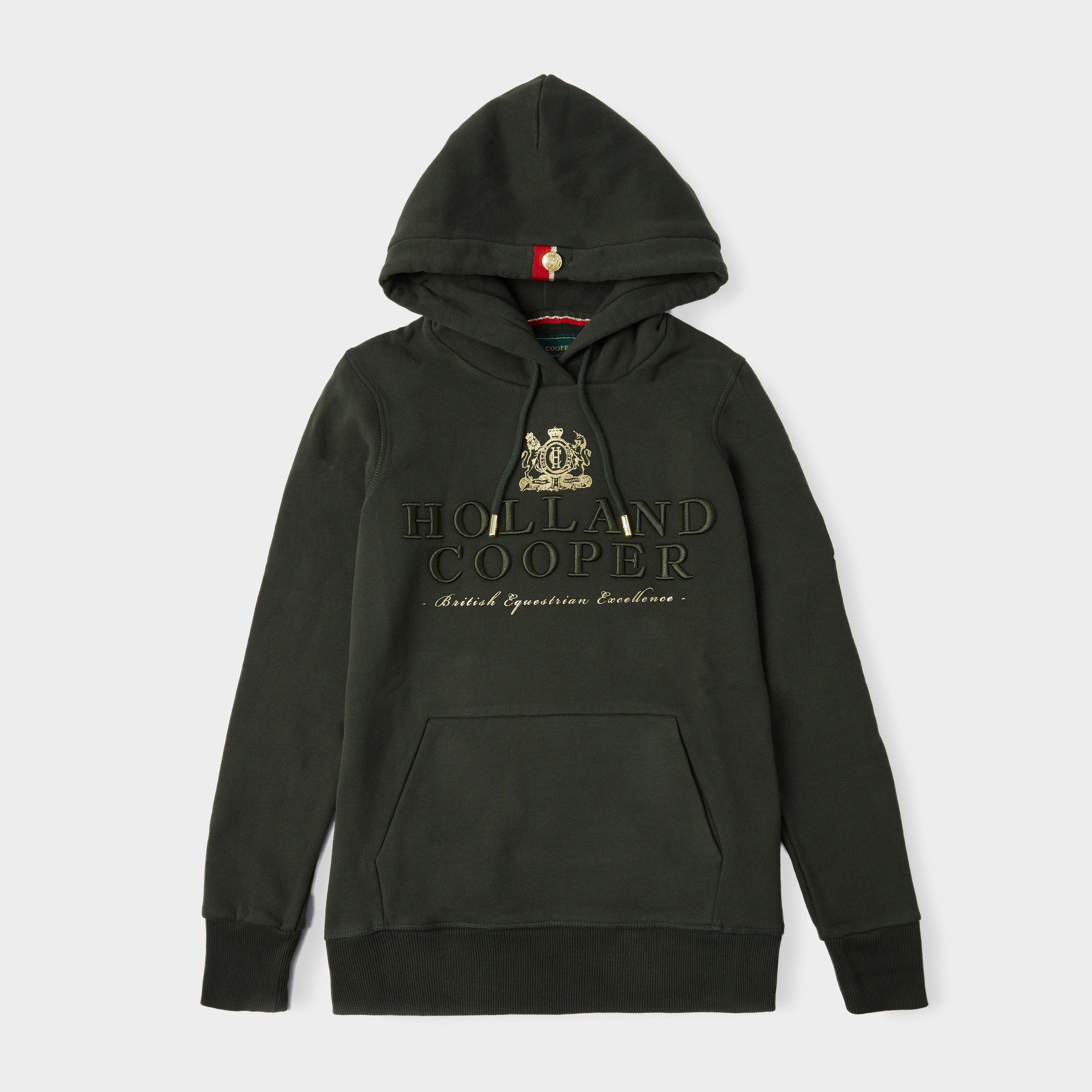 Womens Heritage Hoodie Racing Green - Image 9