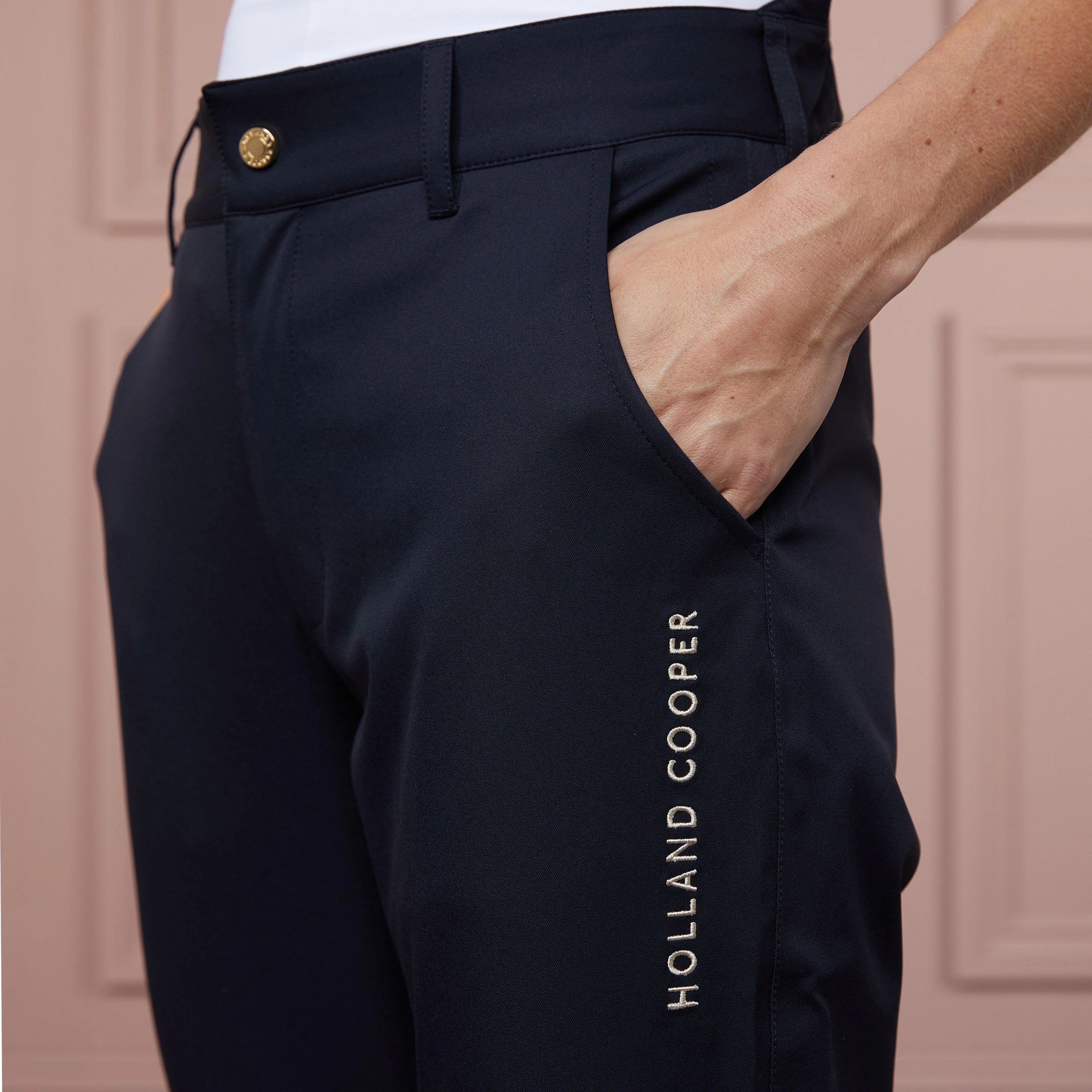 Womens Riding Shell Trousers Ink Navy - Image 3