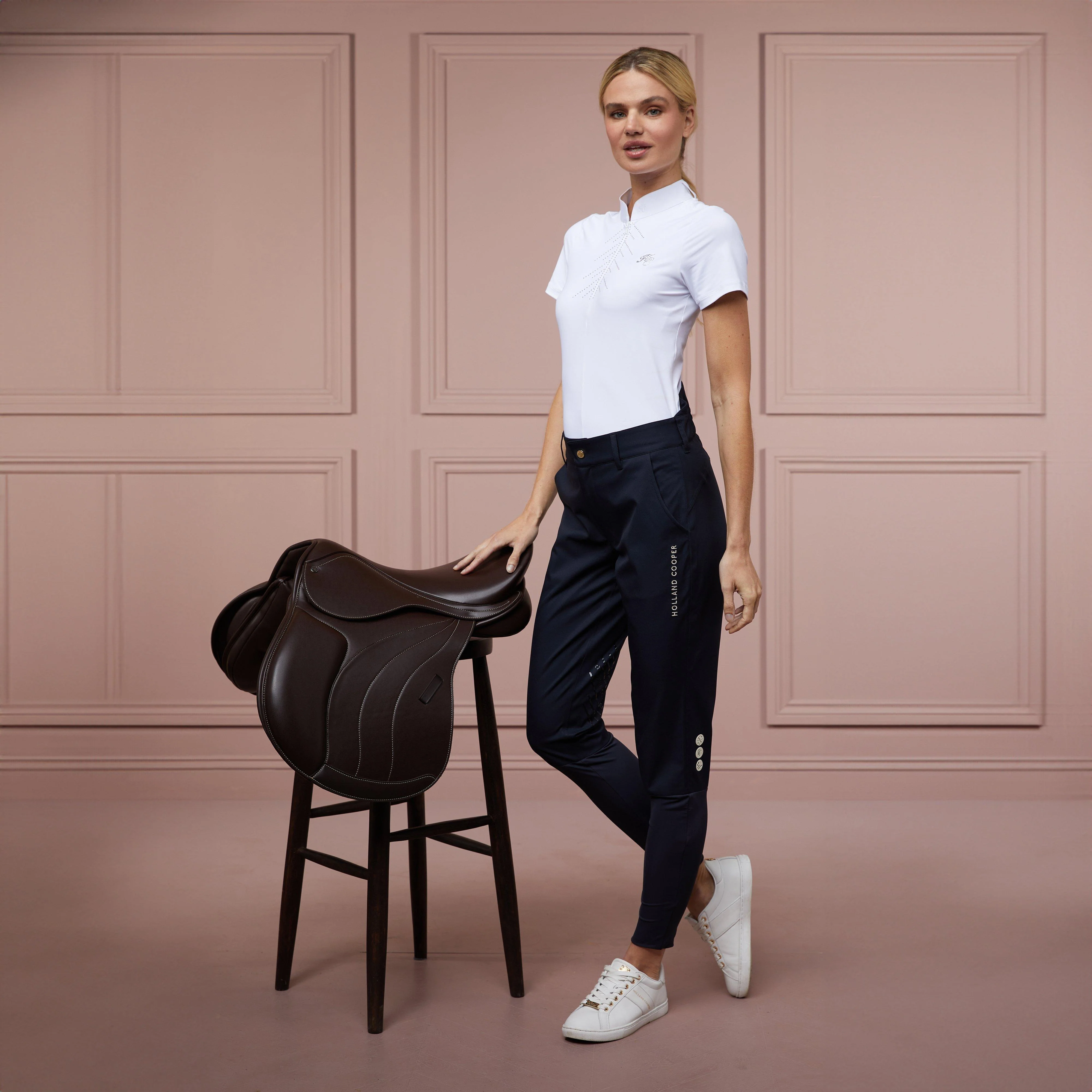 Womens Riding Shell Trousers Ink Navy - Image 8