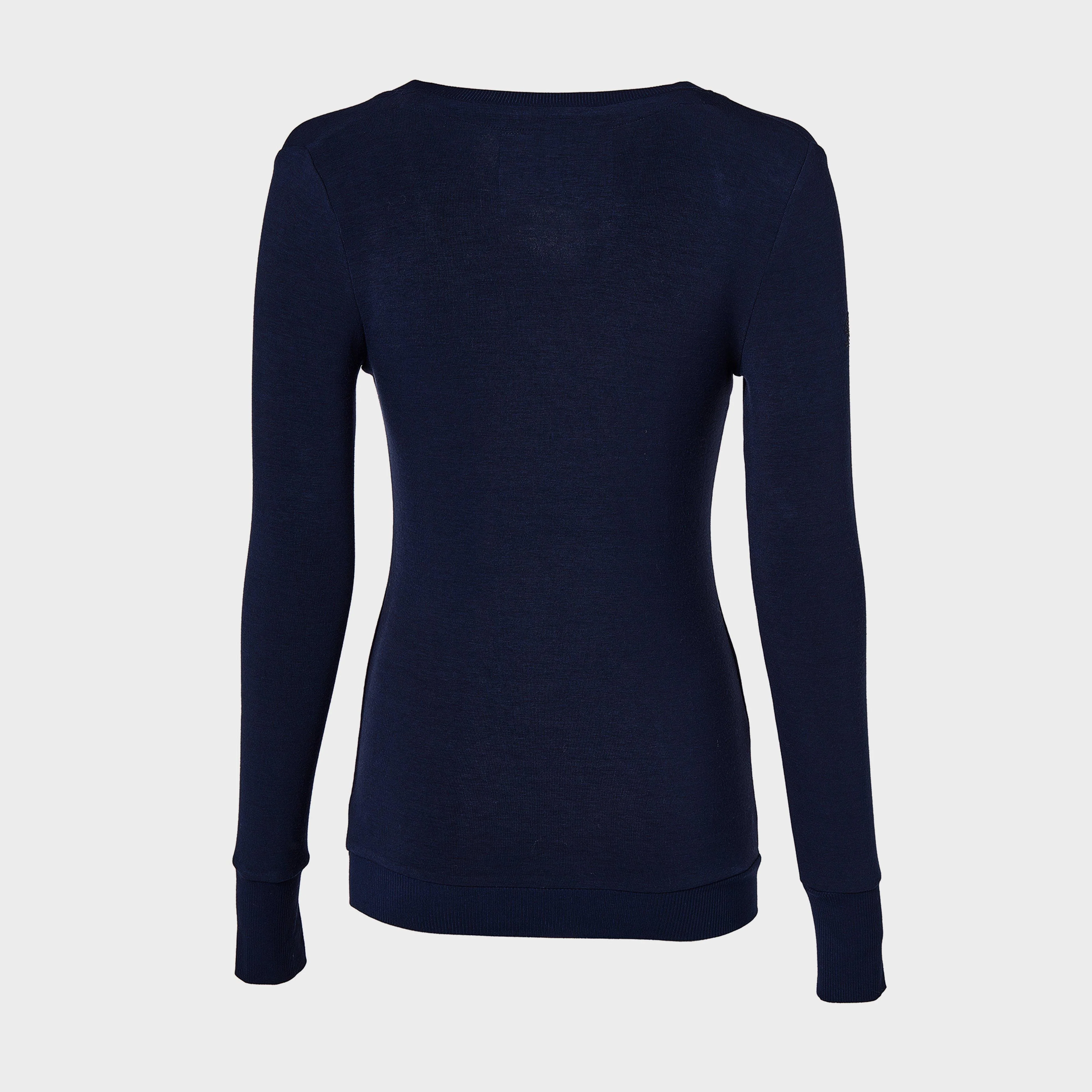Womens Soft Touch V-Neck Sweater Ink Navy - Image 6