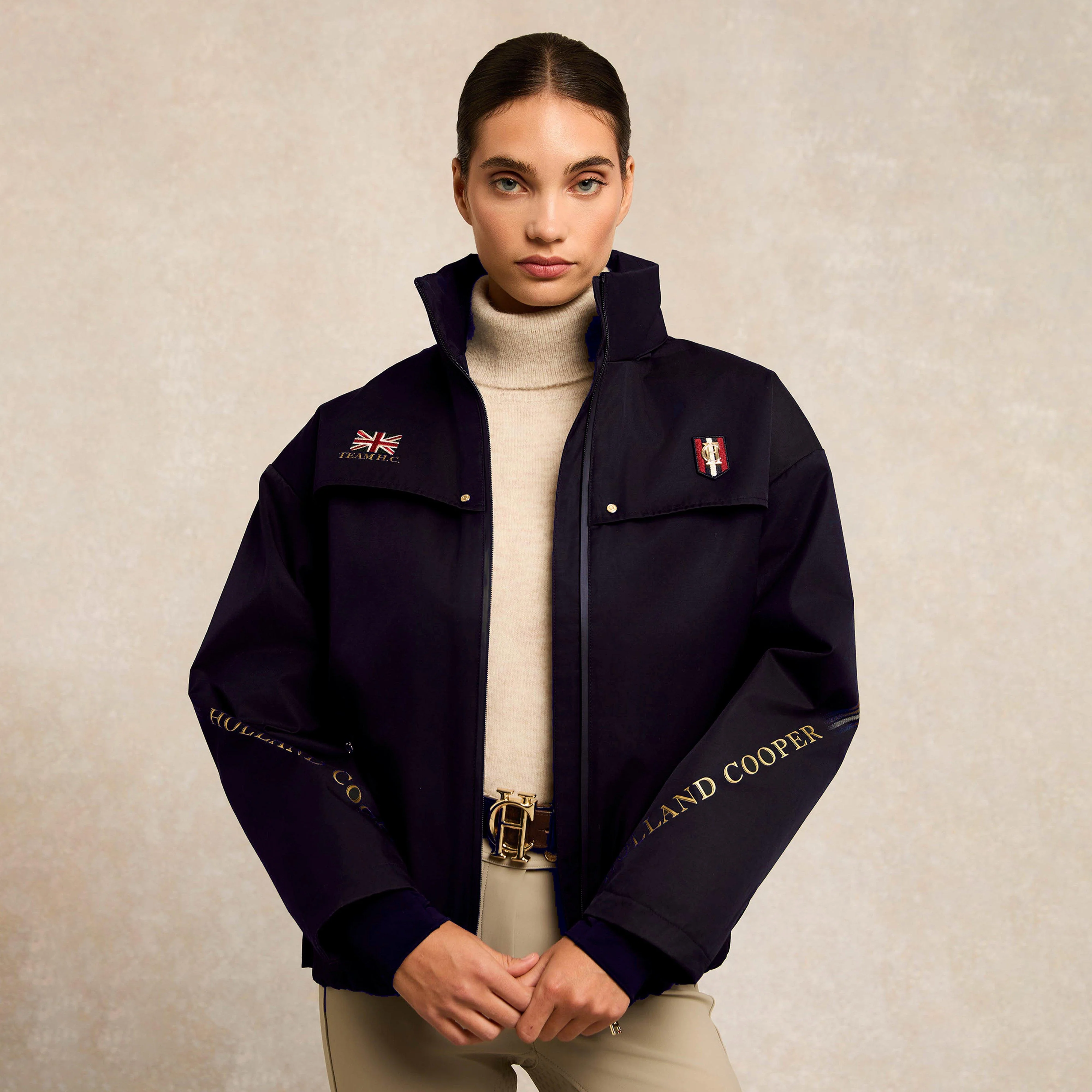 Womens Team Alenah Jacket Ink Navy - Image 4