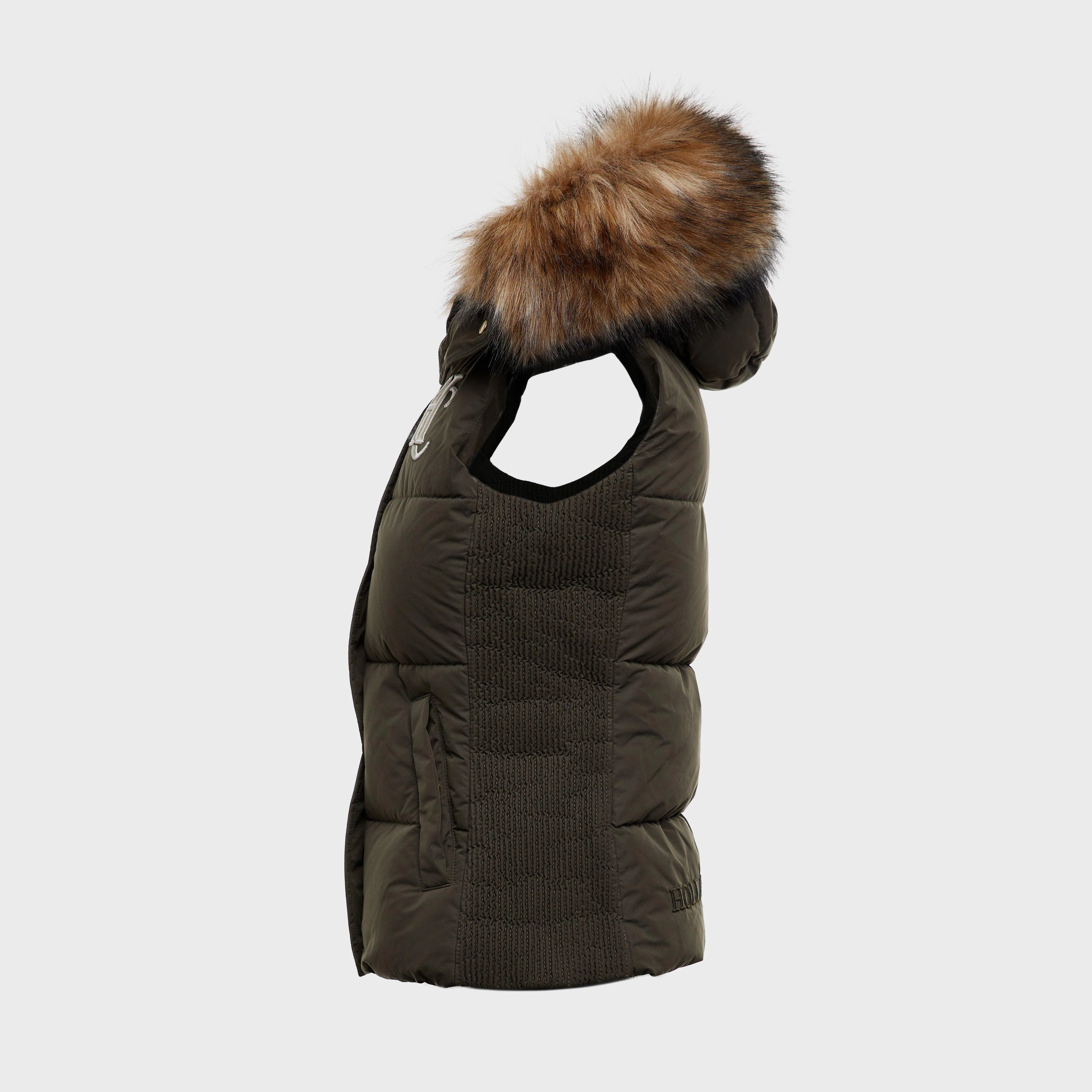 Womens Team Gilet Heritage Khaki - Image 11