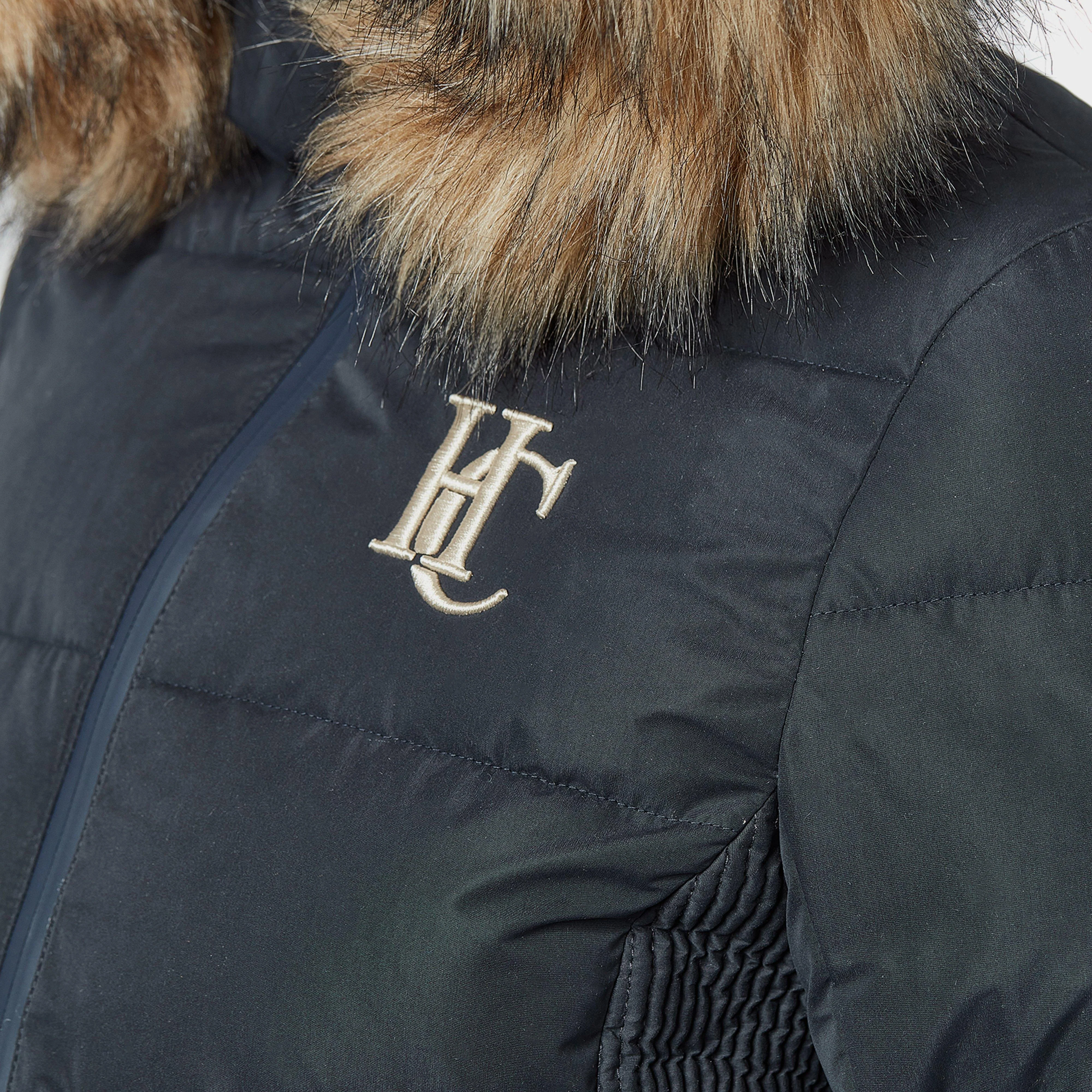 Womens Team Padded Coat Ink Navy - Image 5