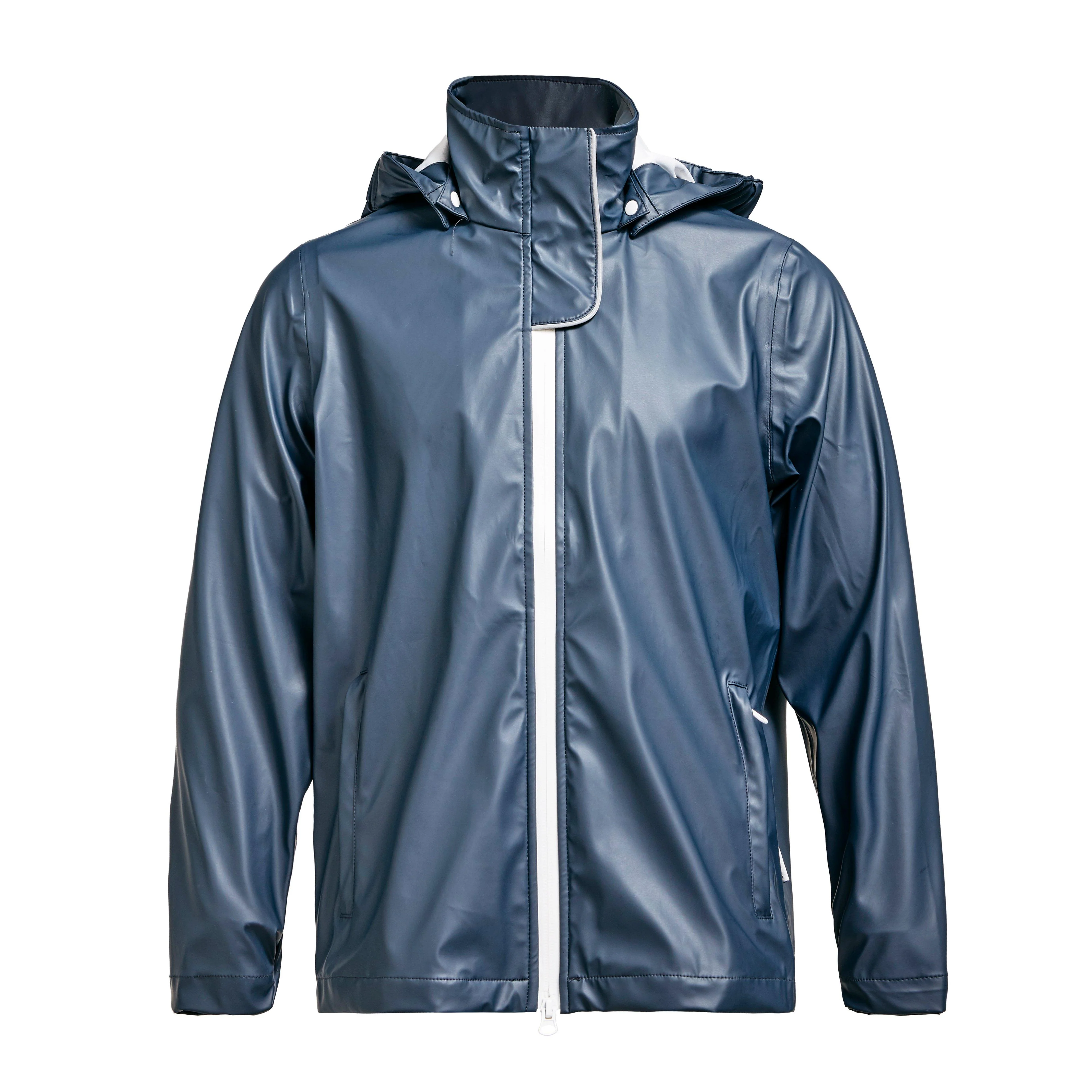 Kids Rain Jacket Navy - Image 9