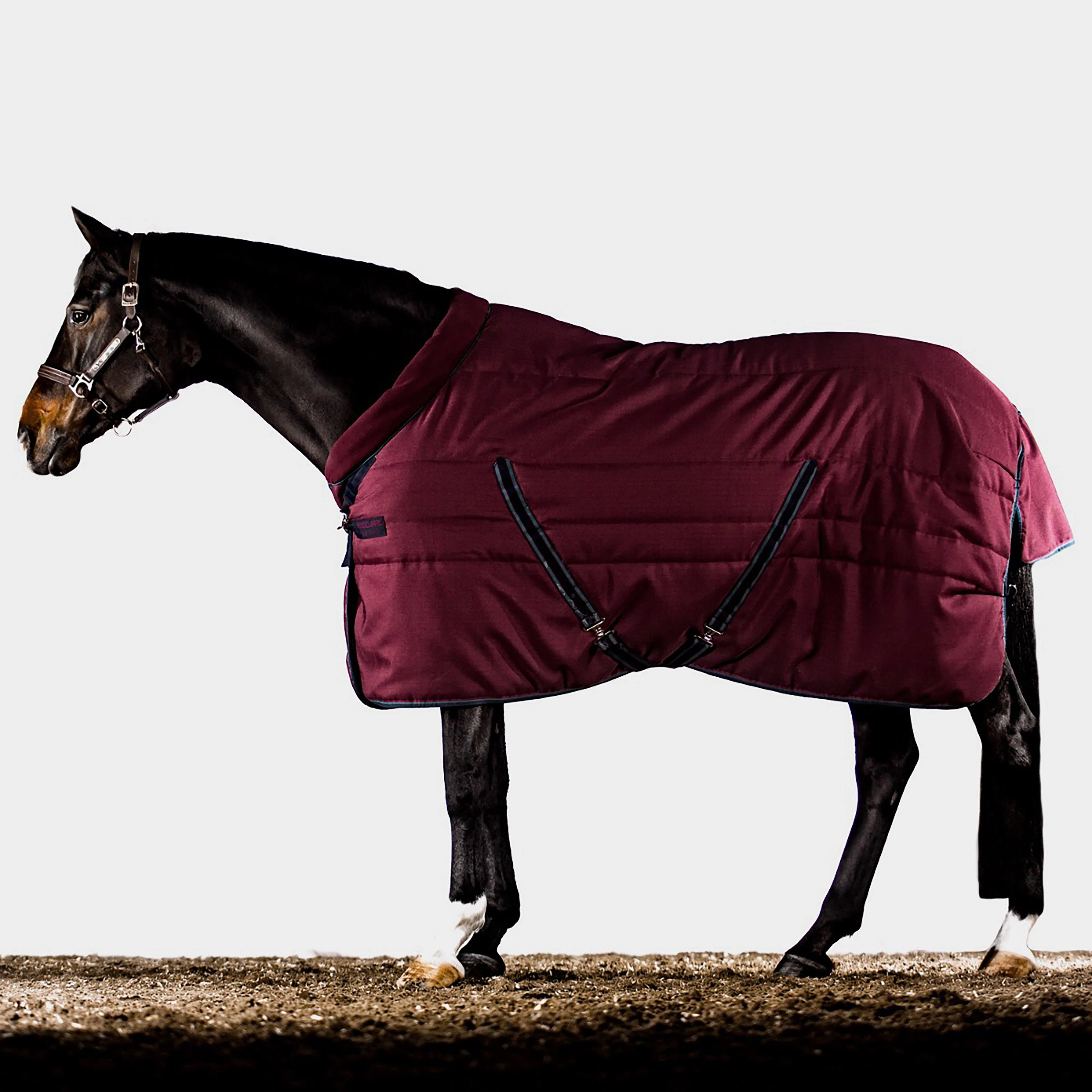 Rambo® Cosy 200g Medium Weight Standard Neck Stable Rug Burgundy - Image 2