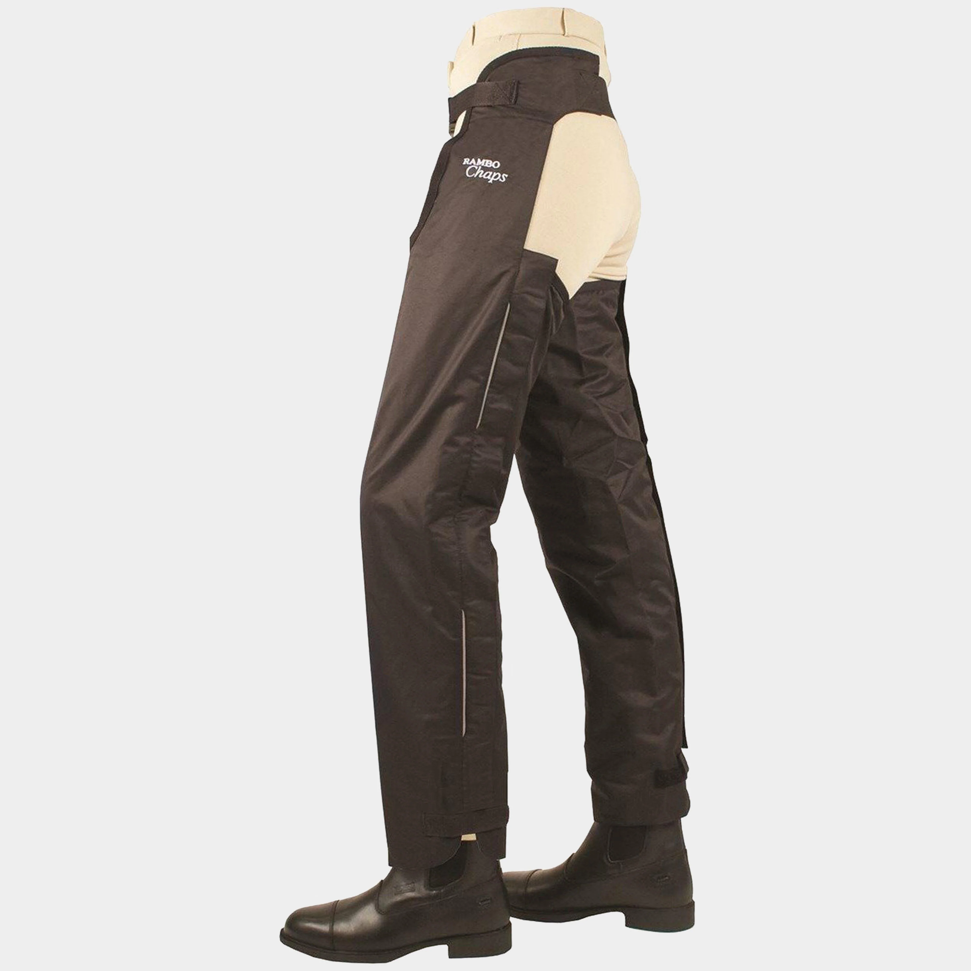 Rambo Unisex Fleece Lined Chaps Black