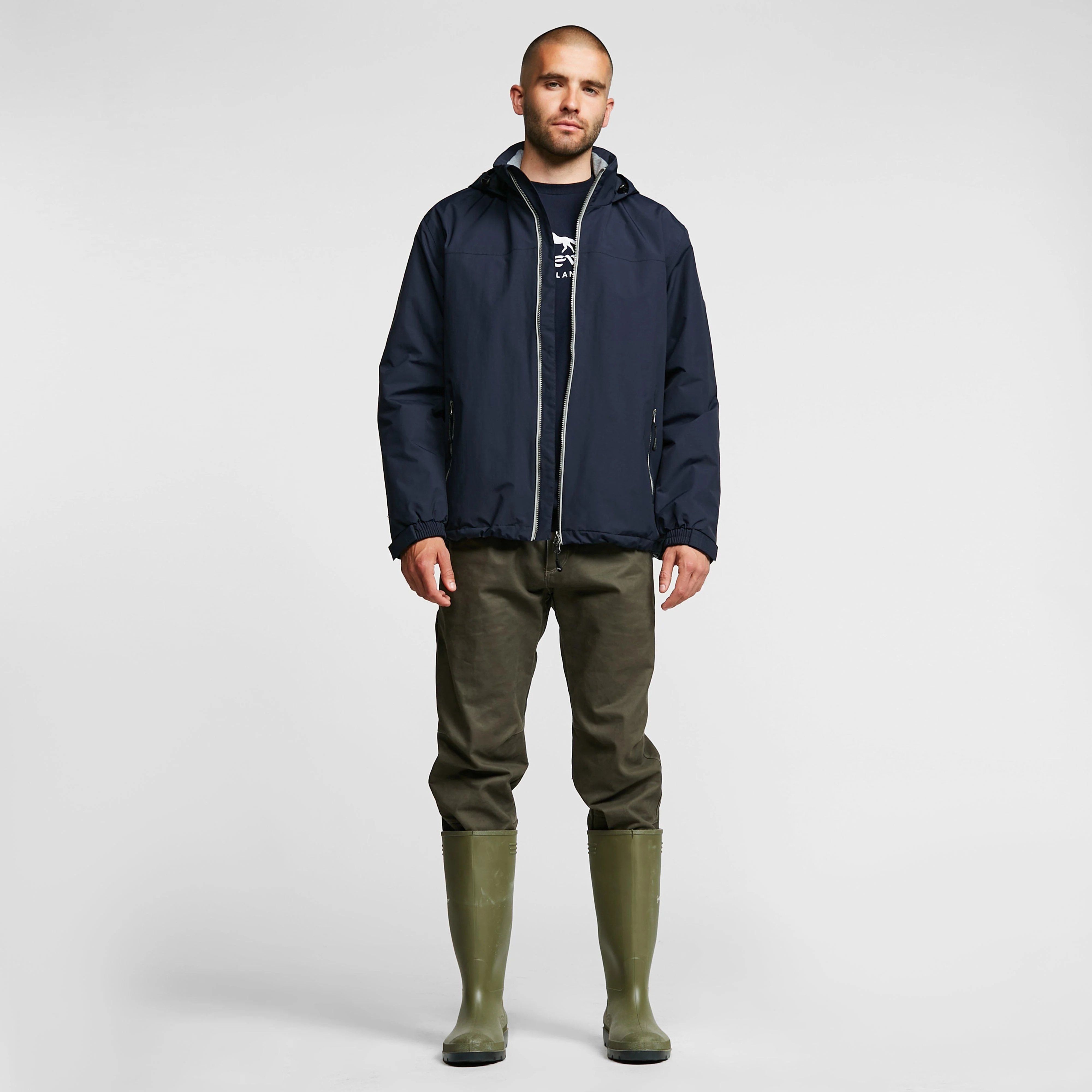 Unisex Signature Corrib Jacket Navy - Image 3