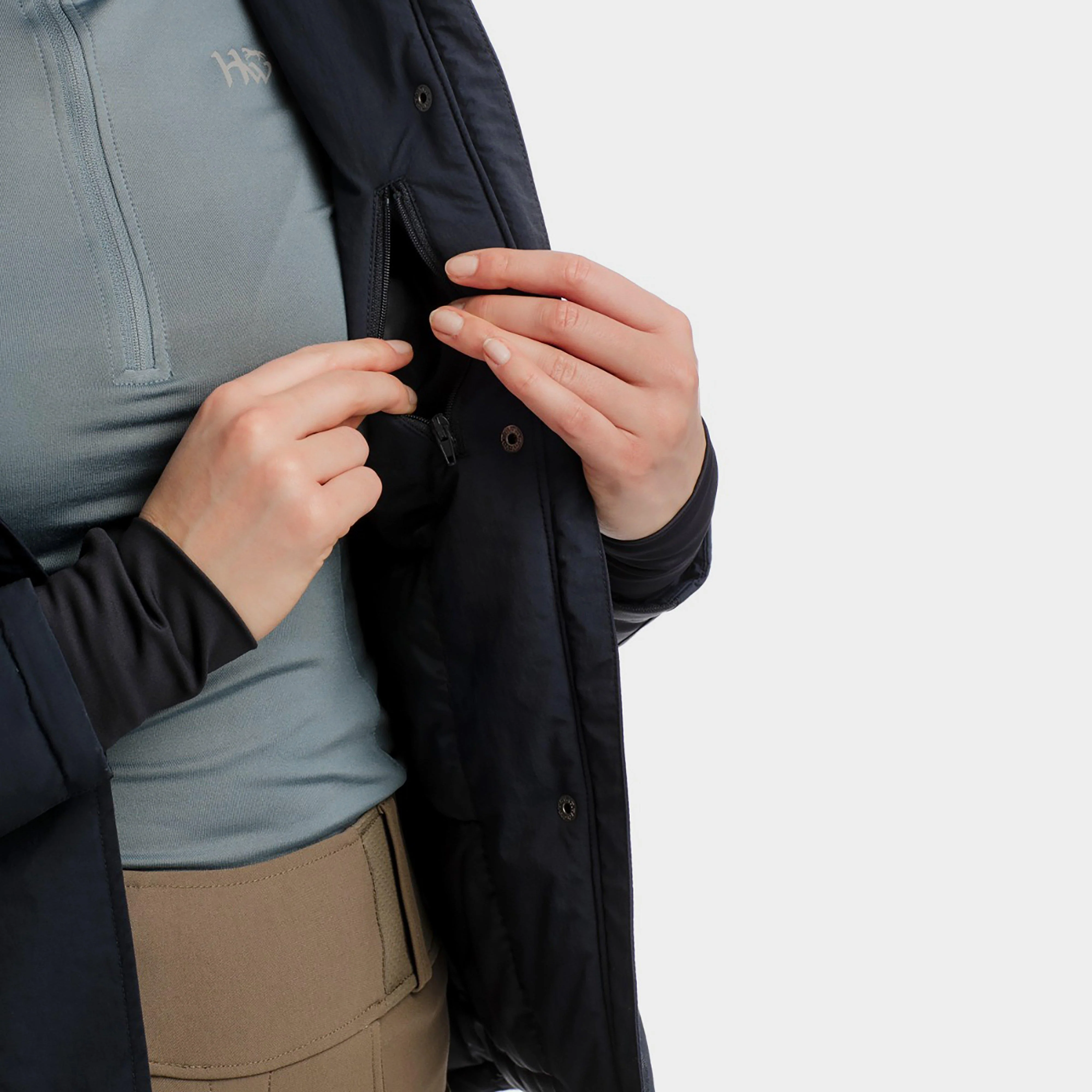Womens Duratech Jacket Navy - Image 19