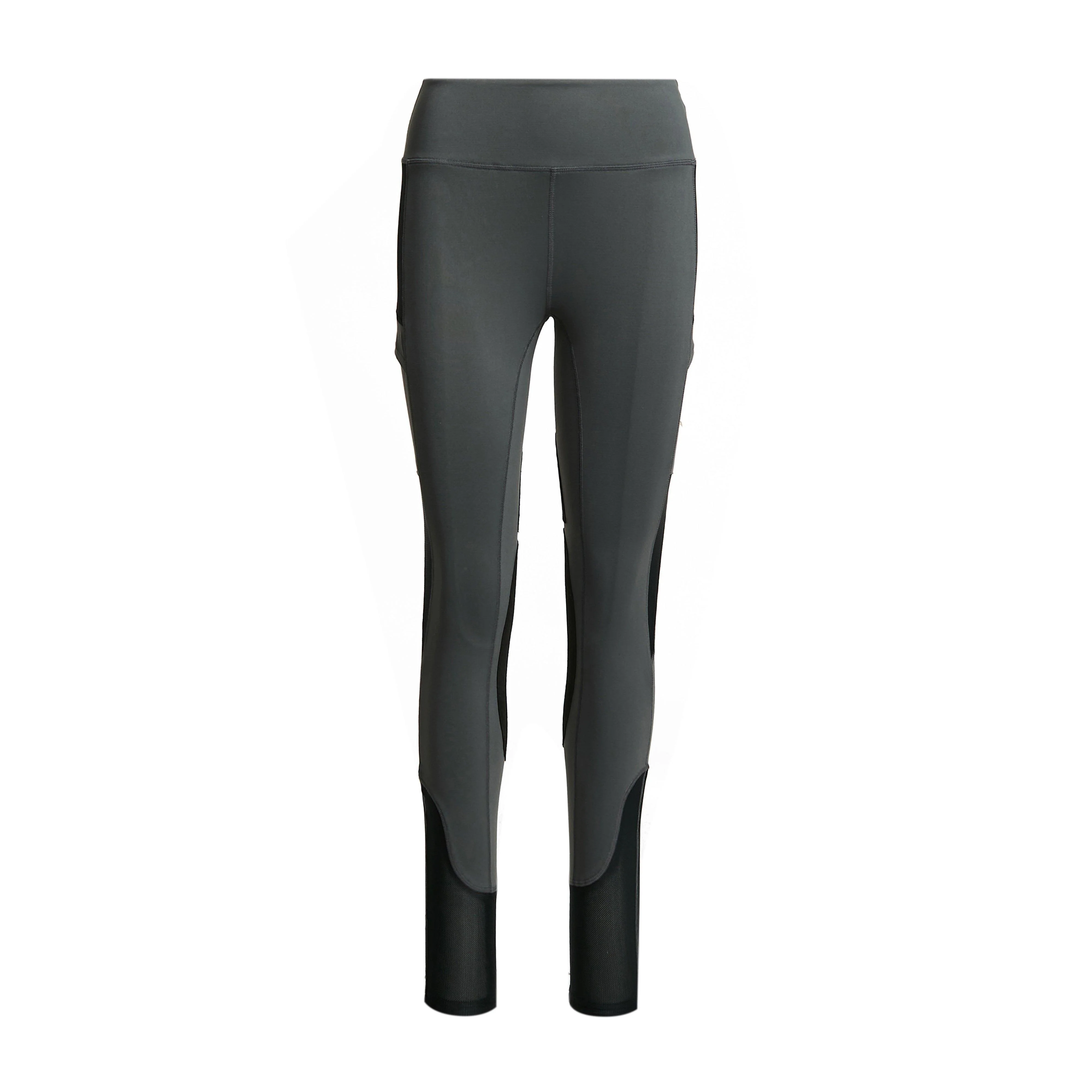 Womens Riding Tights Charcoal - Image 5