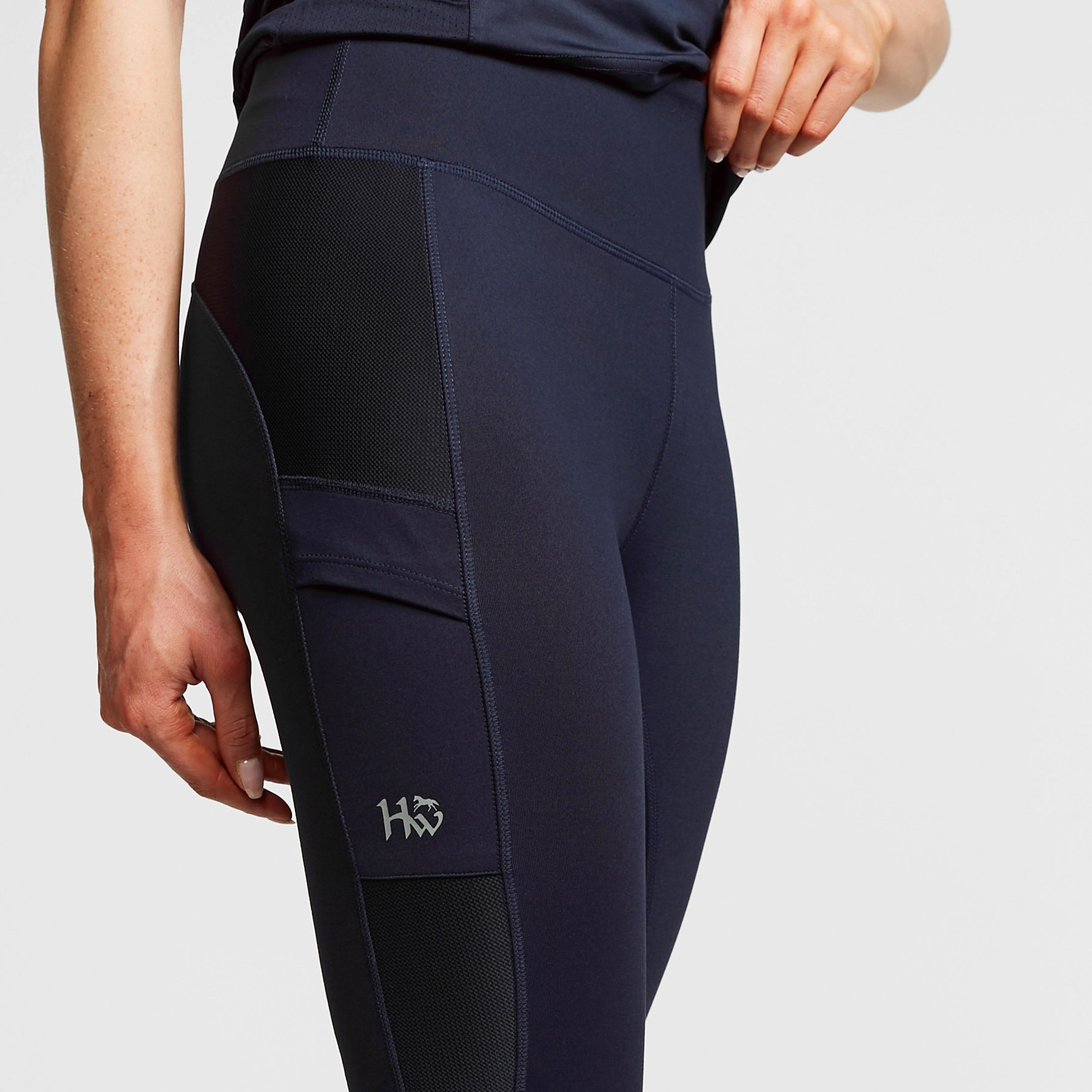 Womens Riding Tights Dark Navy - Image 4