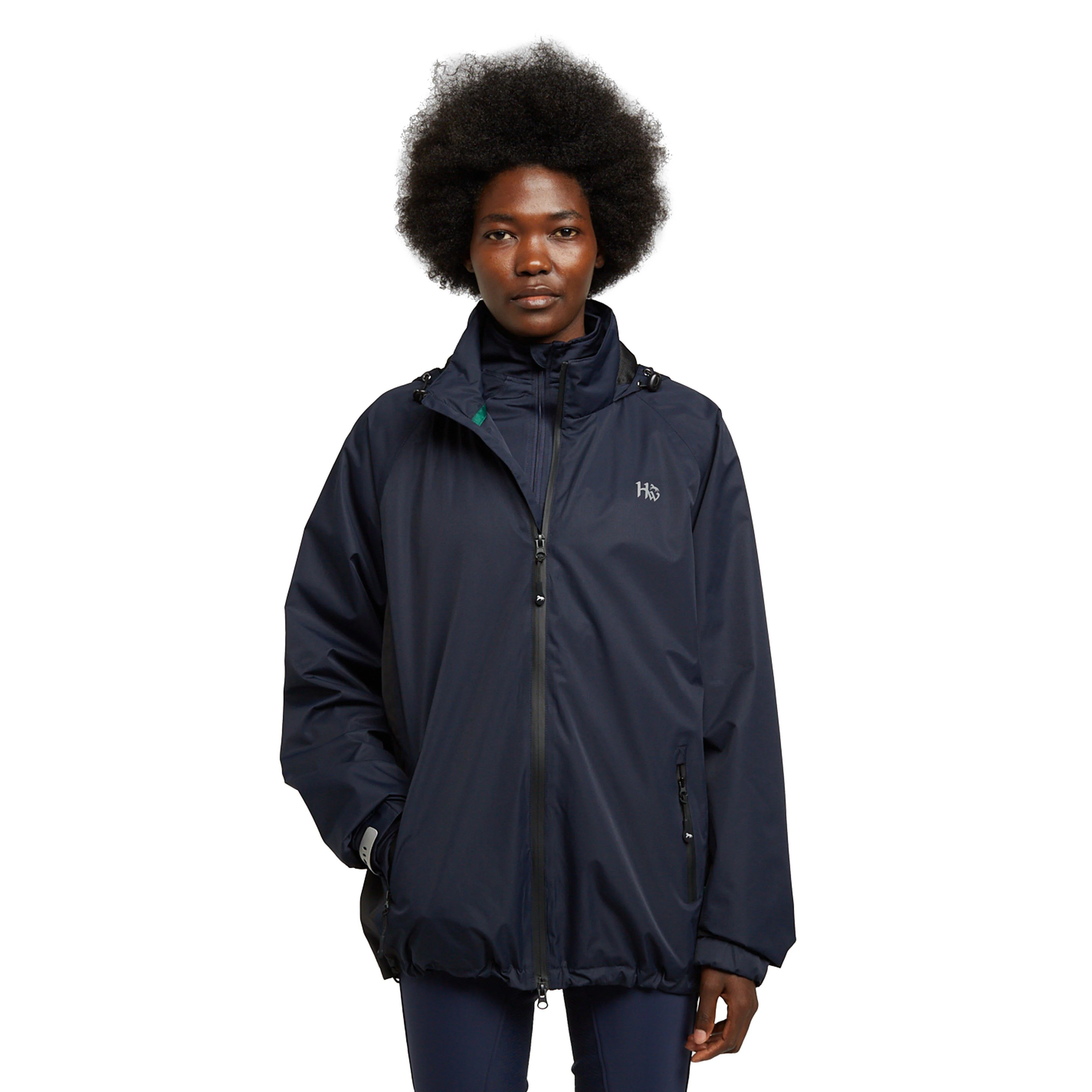 Womens Signature Barra Technical Jacket Navy - Image 8