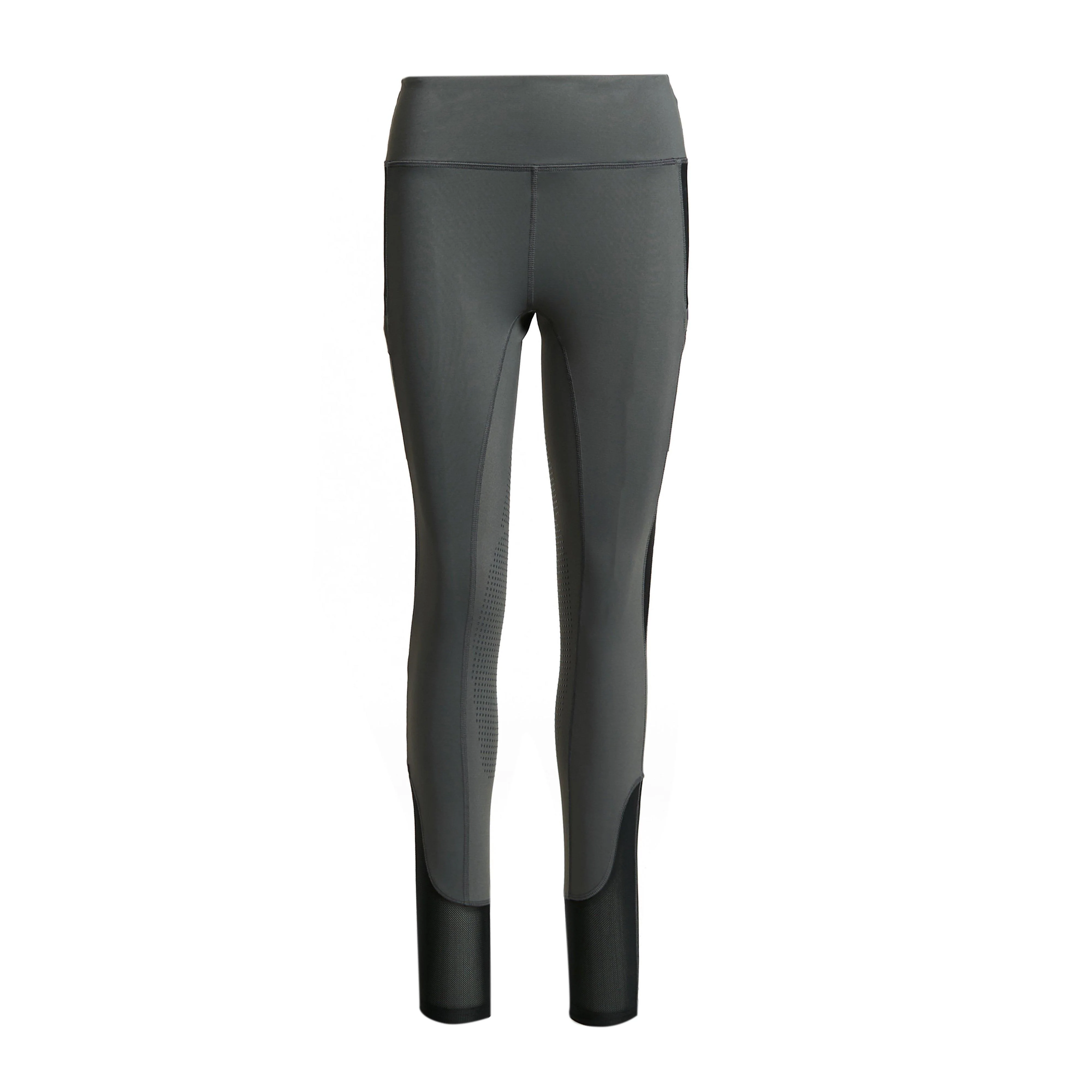 Womens Silicone Grip Riding Tights Black - Image 23