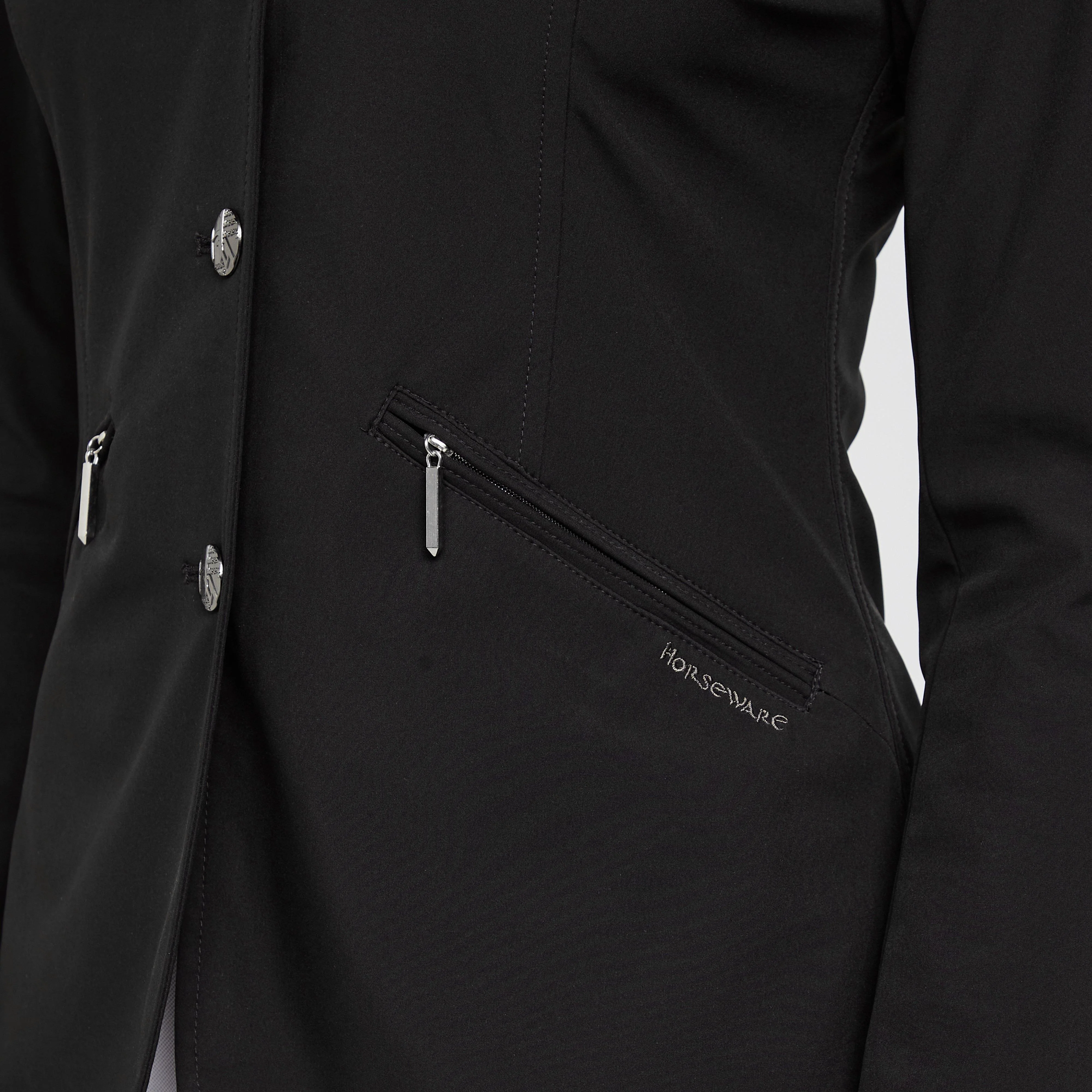 Womens Softshell Competition Jacket Black - Image 5