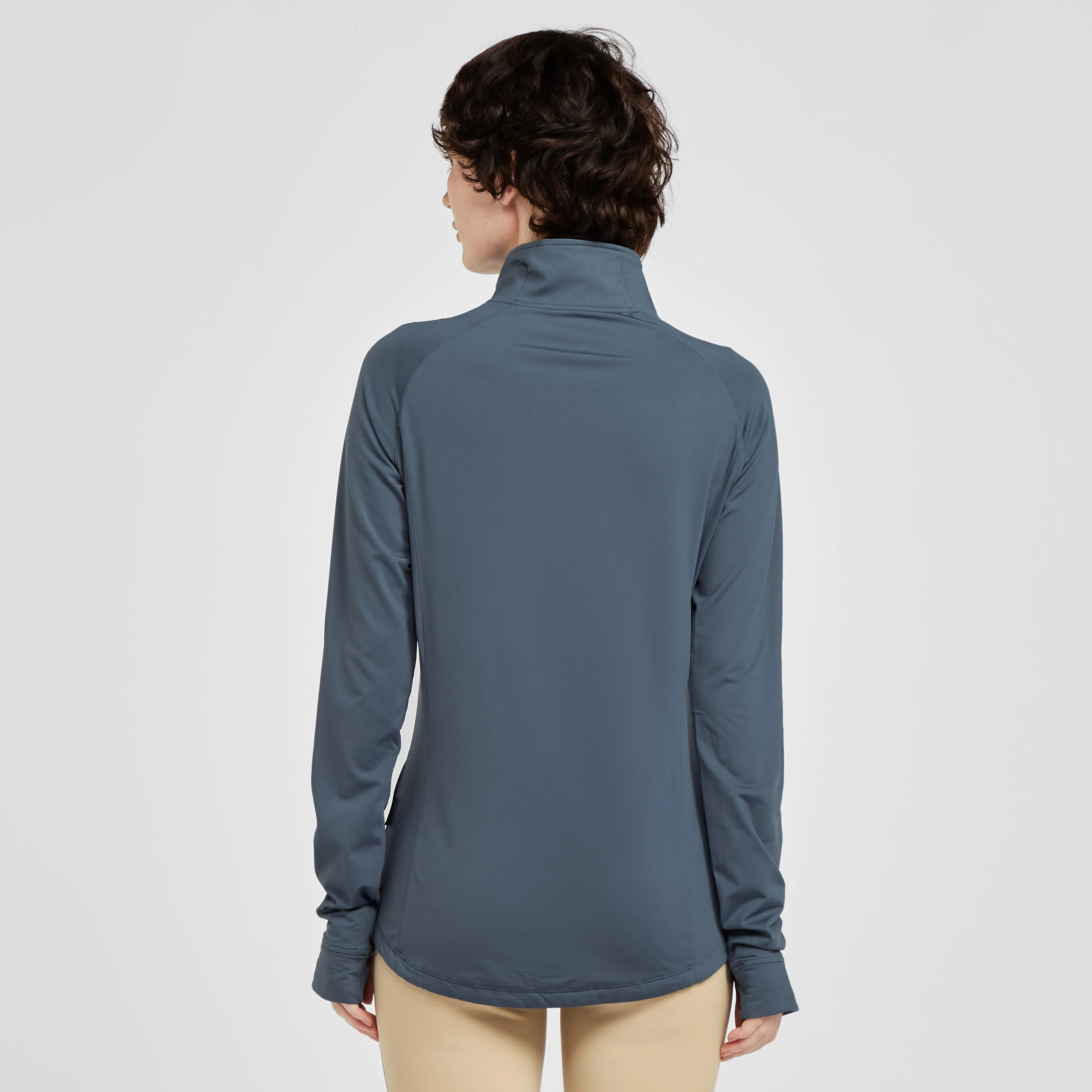 Womens Thea Technical 1/4 Zip Fleece Winter Ocean - Image 2