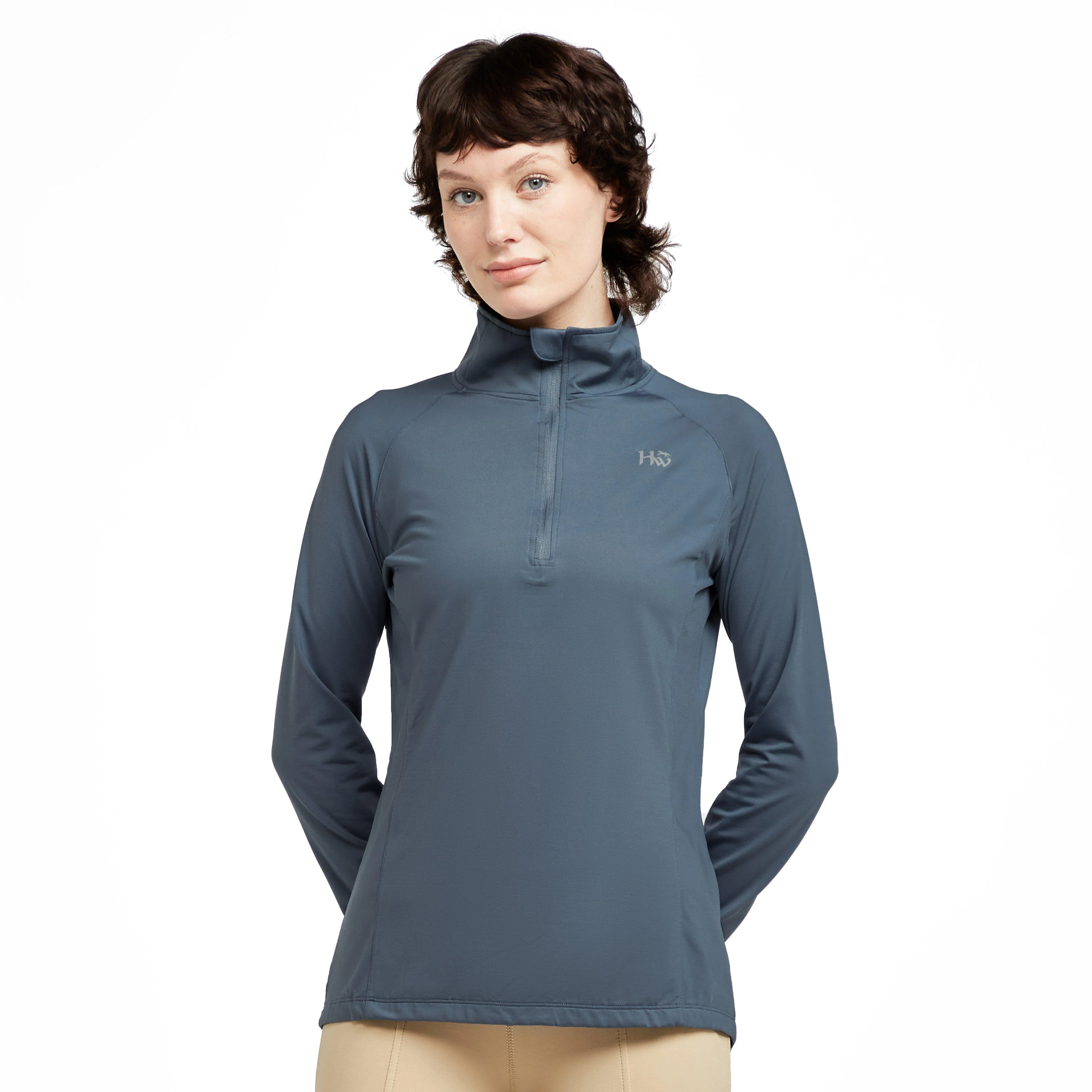Womens Thea Technical 1/4 Zip Fleece Winter Ocean - Image 8