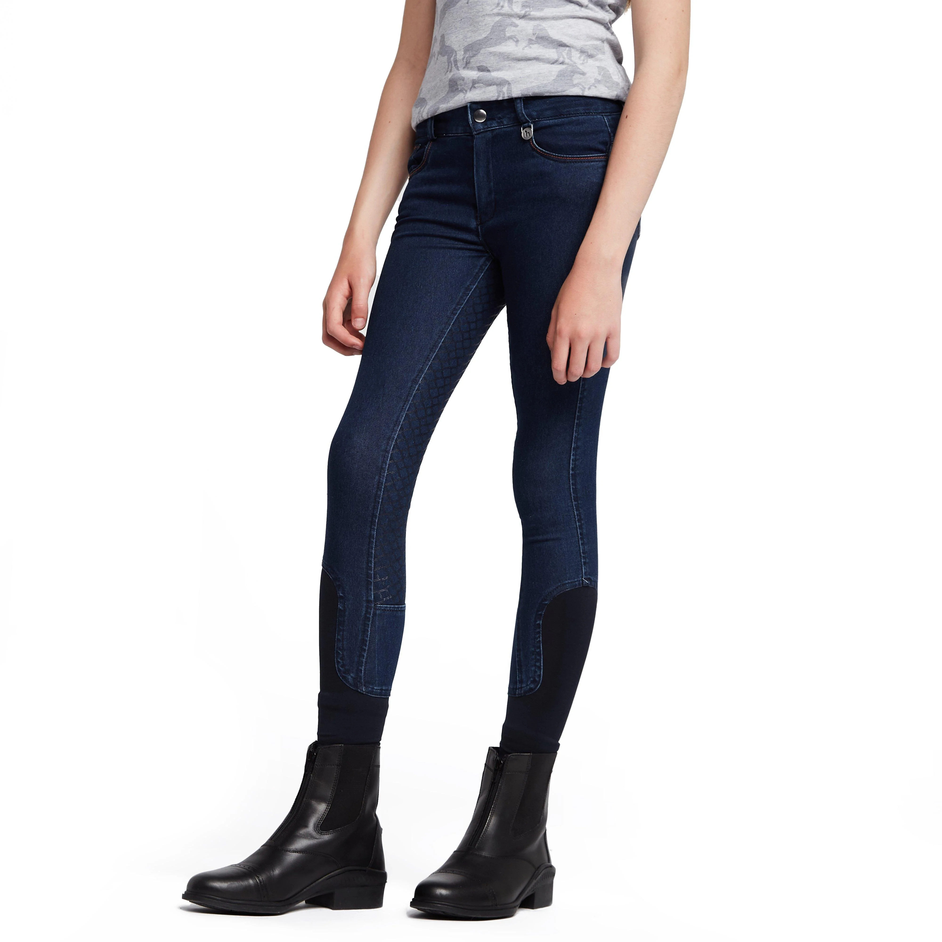 Kids Allison Denim Breeches Denim Blue - Image 9