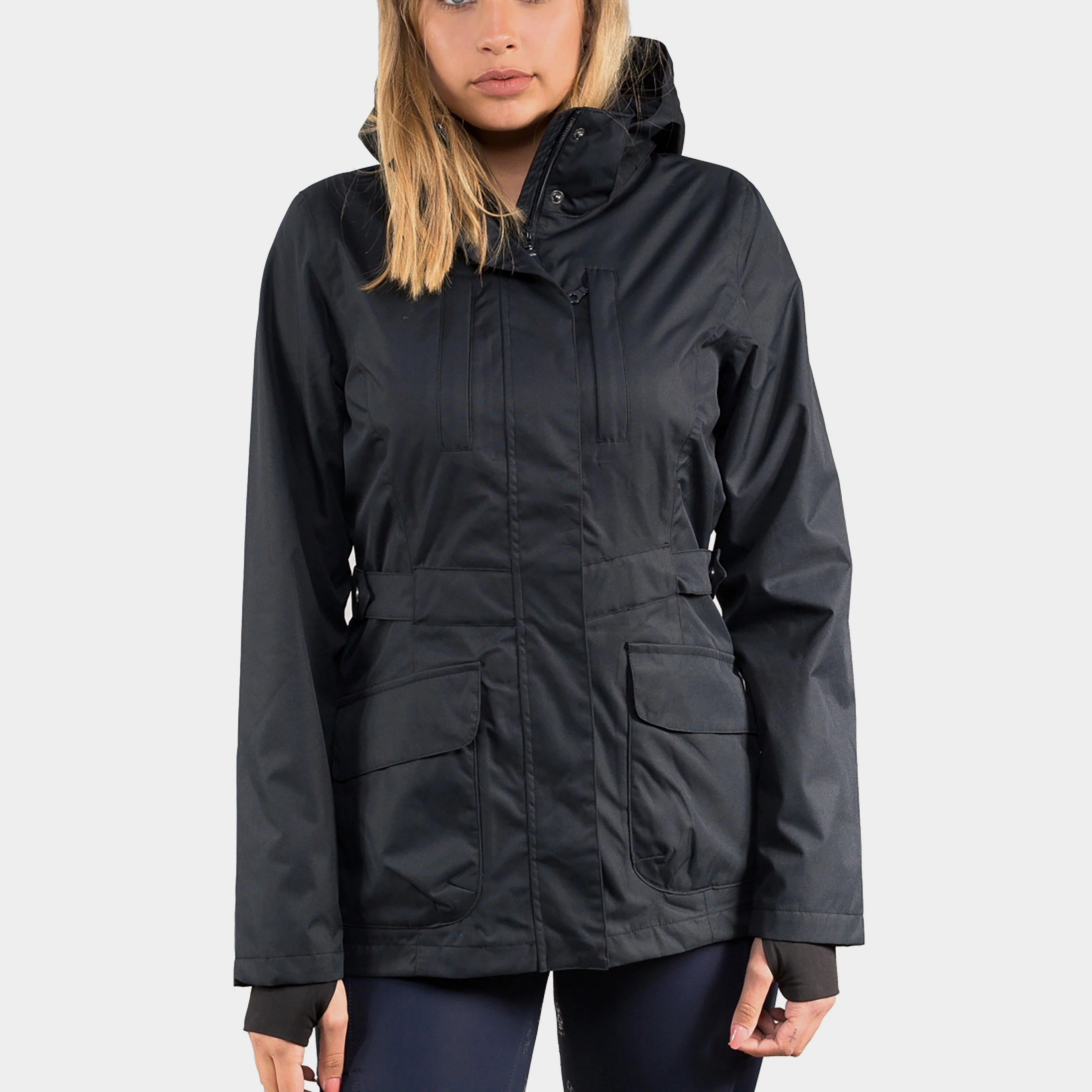 Ladies Jadine Technical Shell Jacket Dark Navy - Image 3