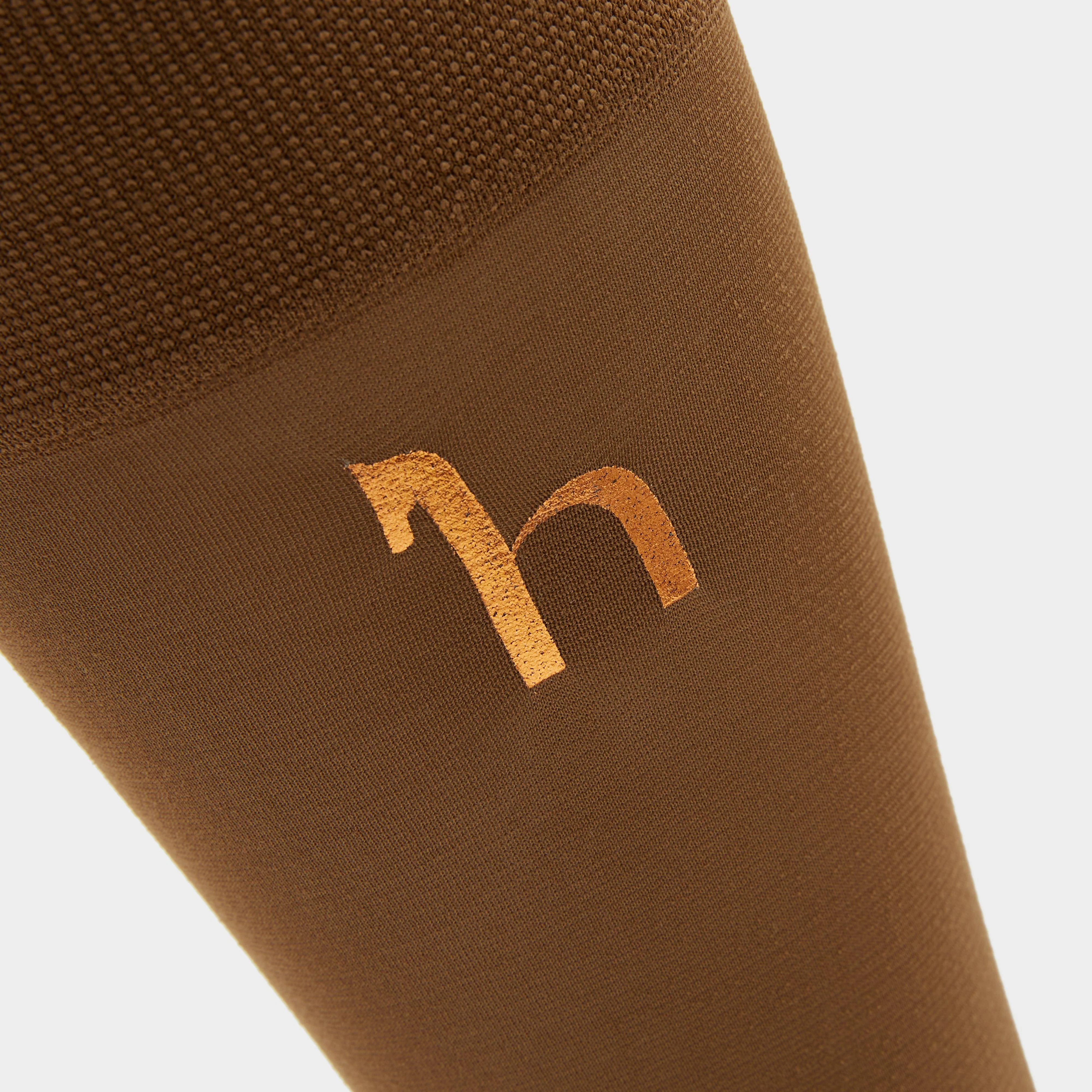 Womens Emblem Riding Socks Bison Dark Brown - Image 4