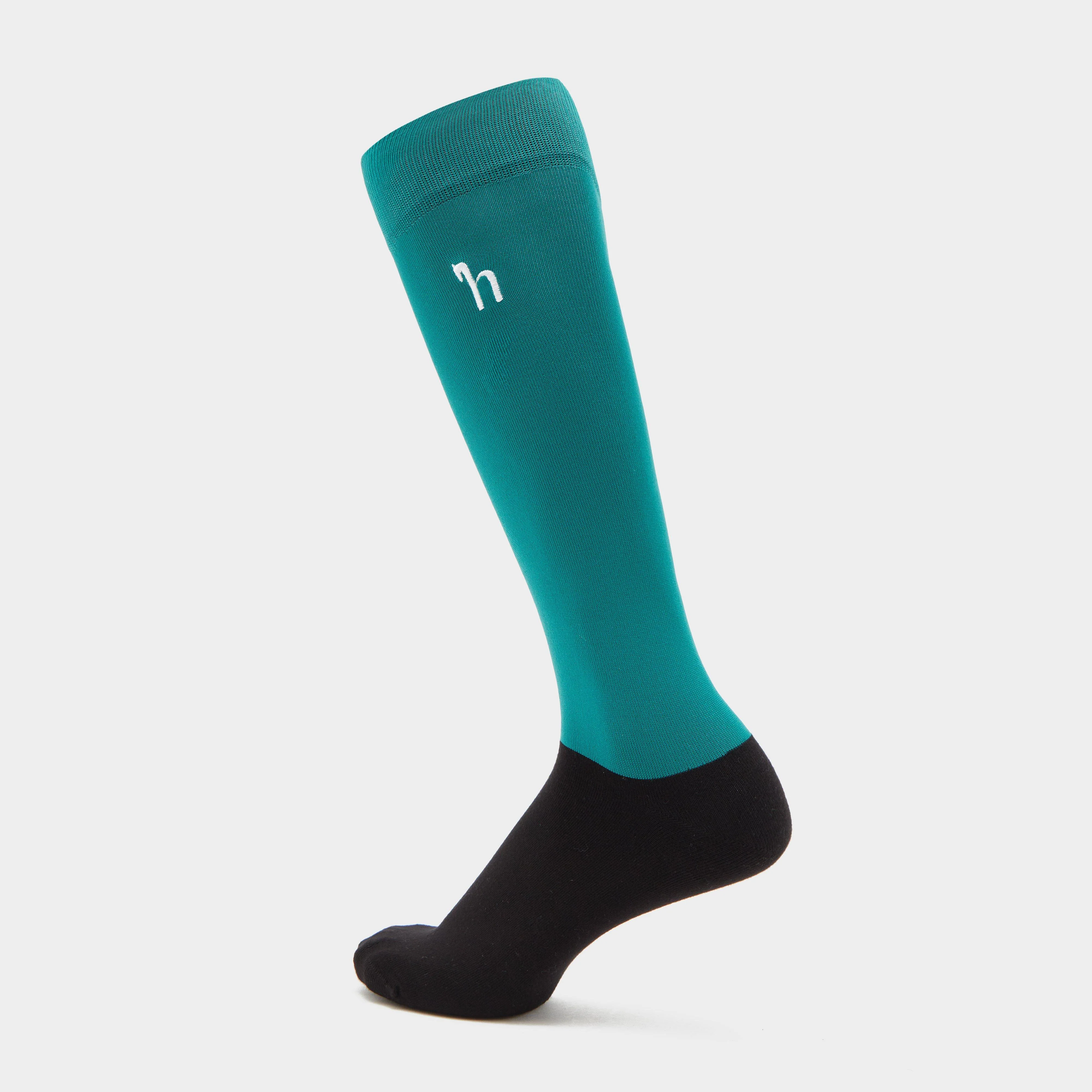 Womens Knee Socks Storm Green - Image 2