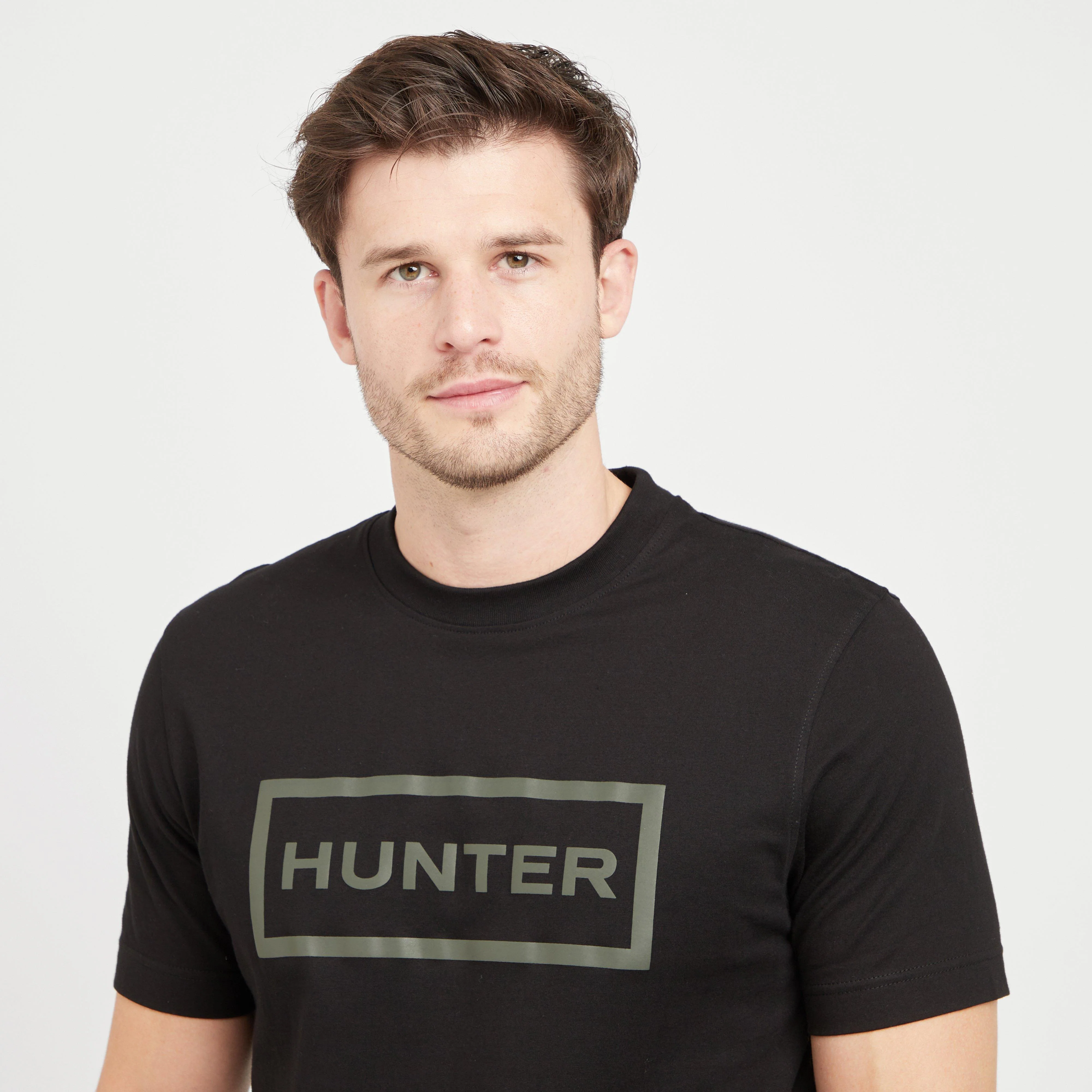 Green Label Mens Barry Big Logo T-Shirt Black - Image 4