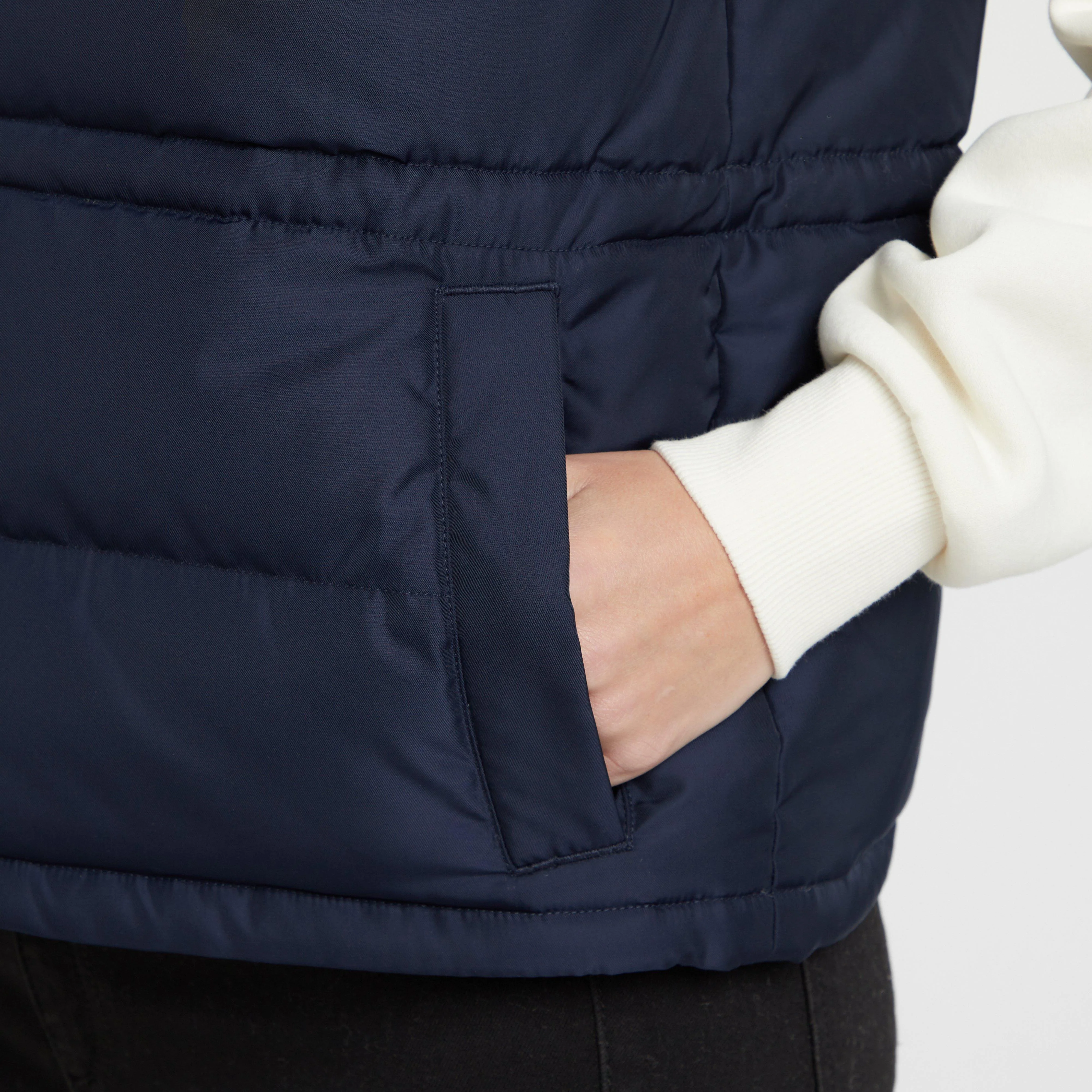 Green Label Womens Biel Gilet Navy - Image 5