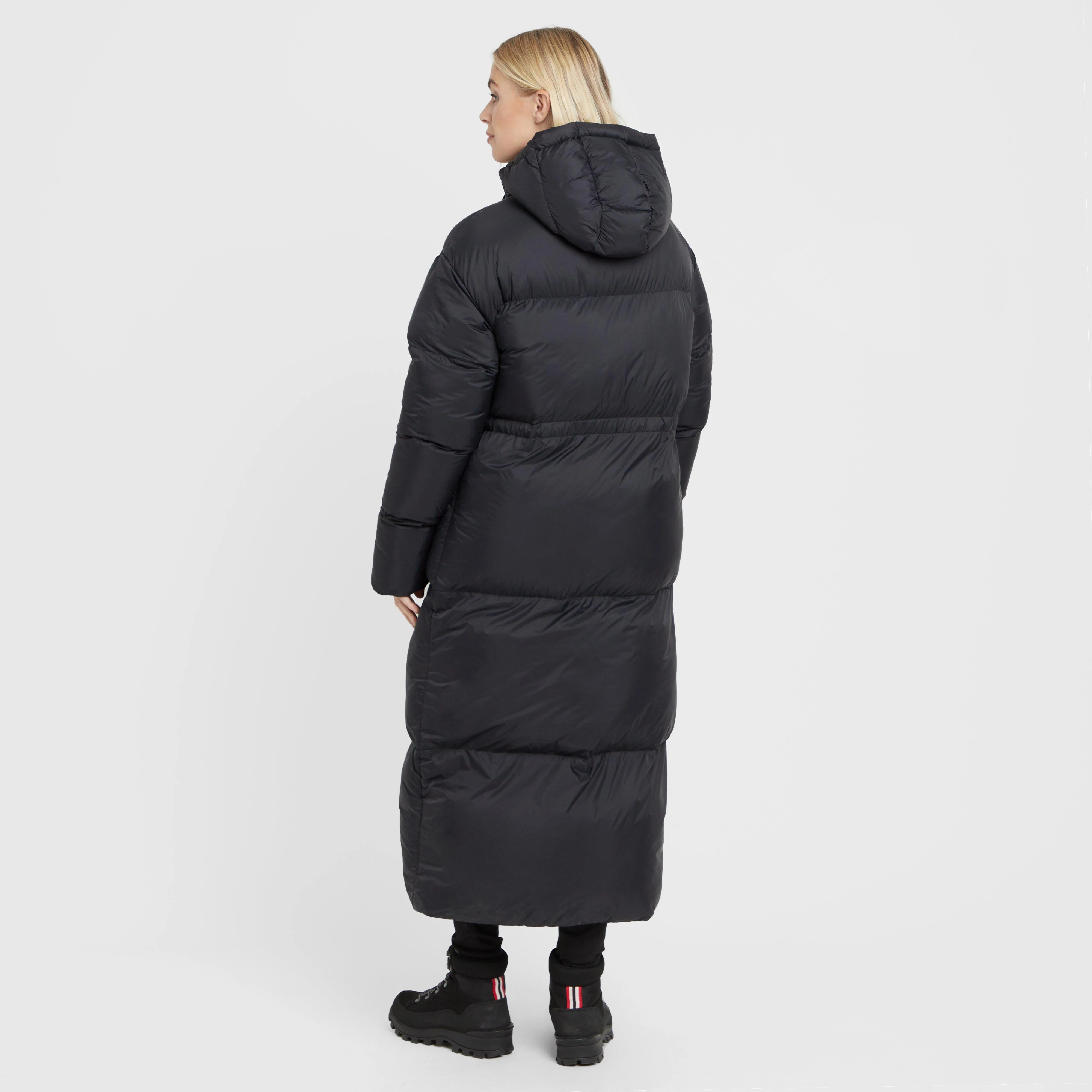 Green Label Womens Birnam Long Jacket Black - Image 2