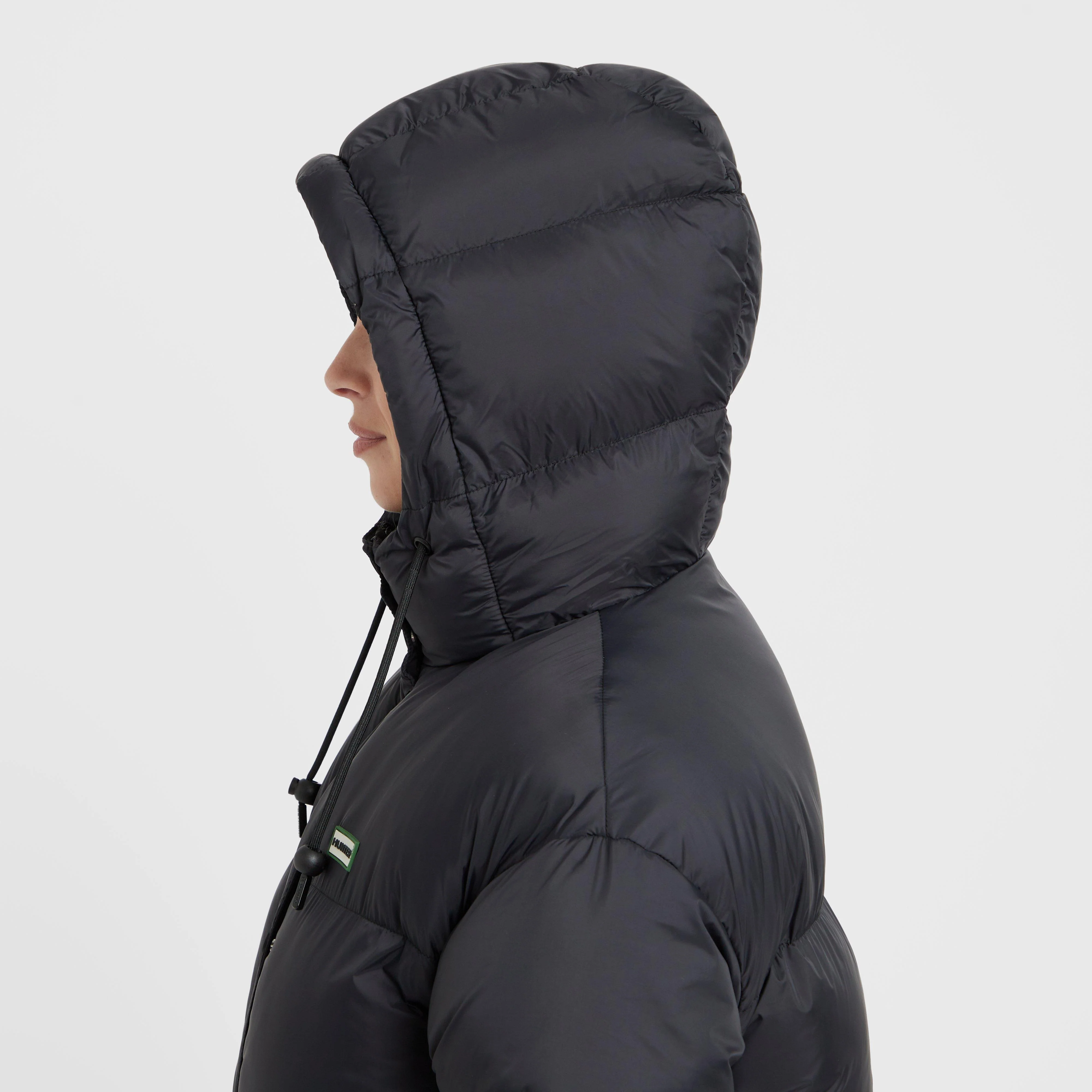 Green Label Womens Birnam Long Jacket Black - Image 5