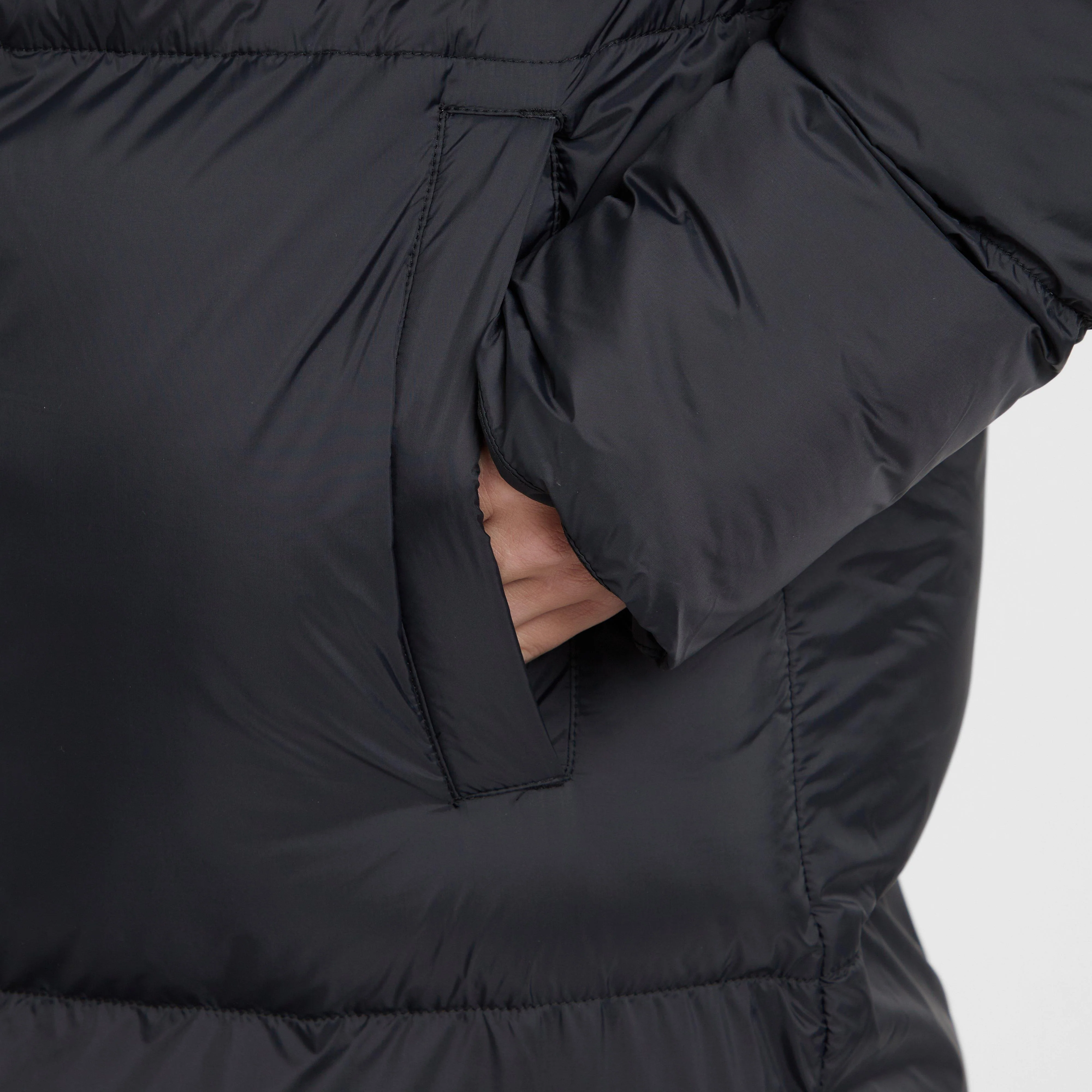 Green Label Womens Birnam Long Jacket Black - Image 7