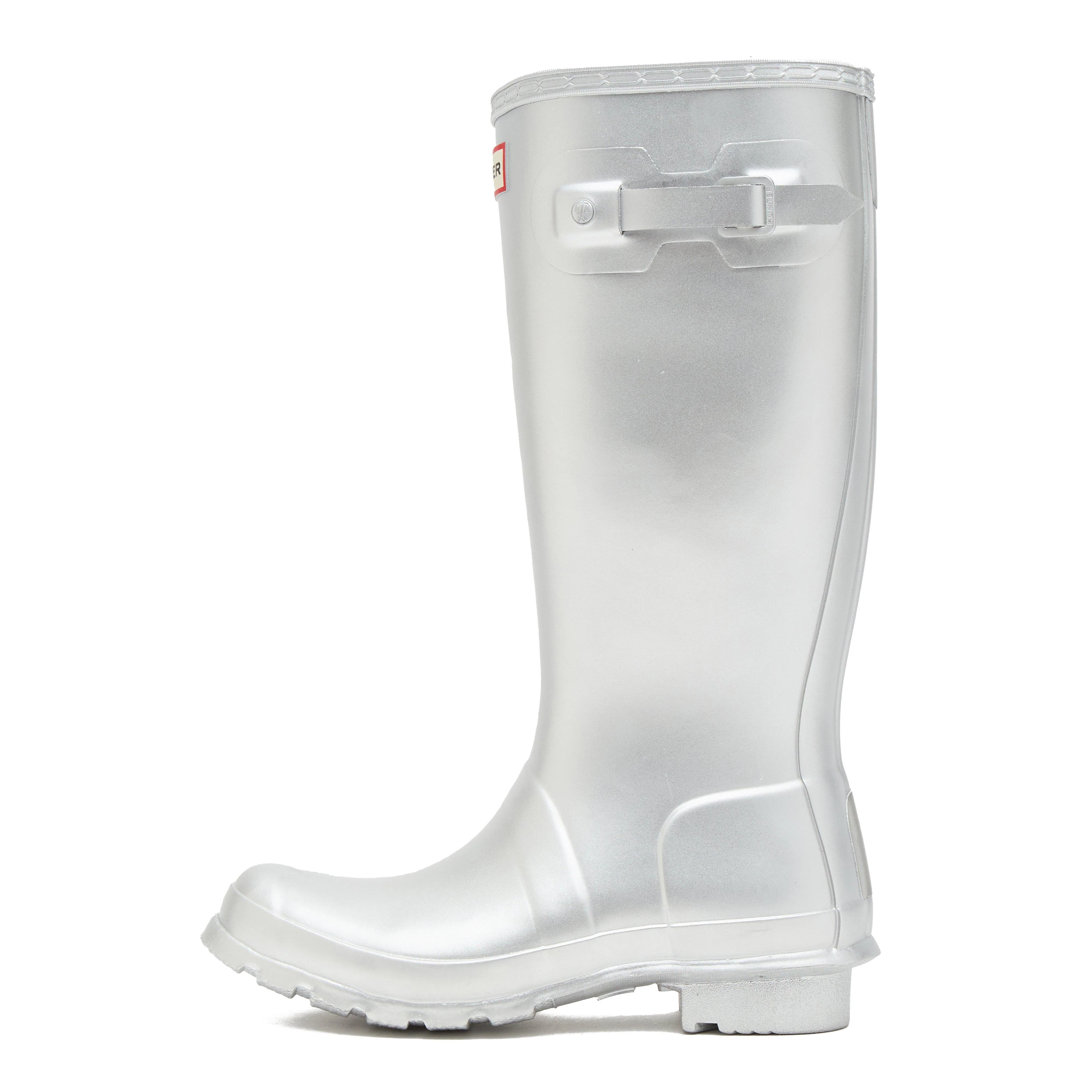 Kids Big Kids Original Metallic Wellington Boots Silver - Image 7