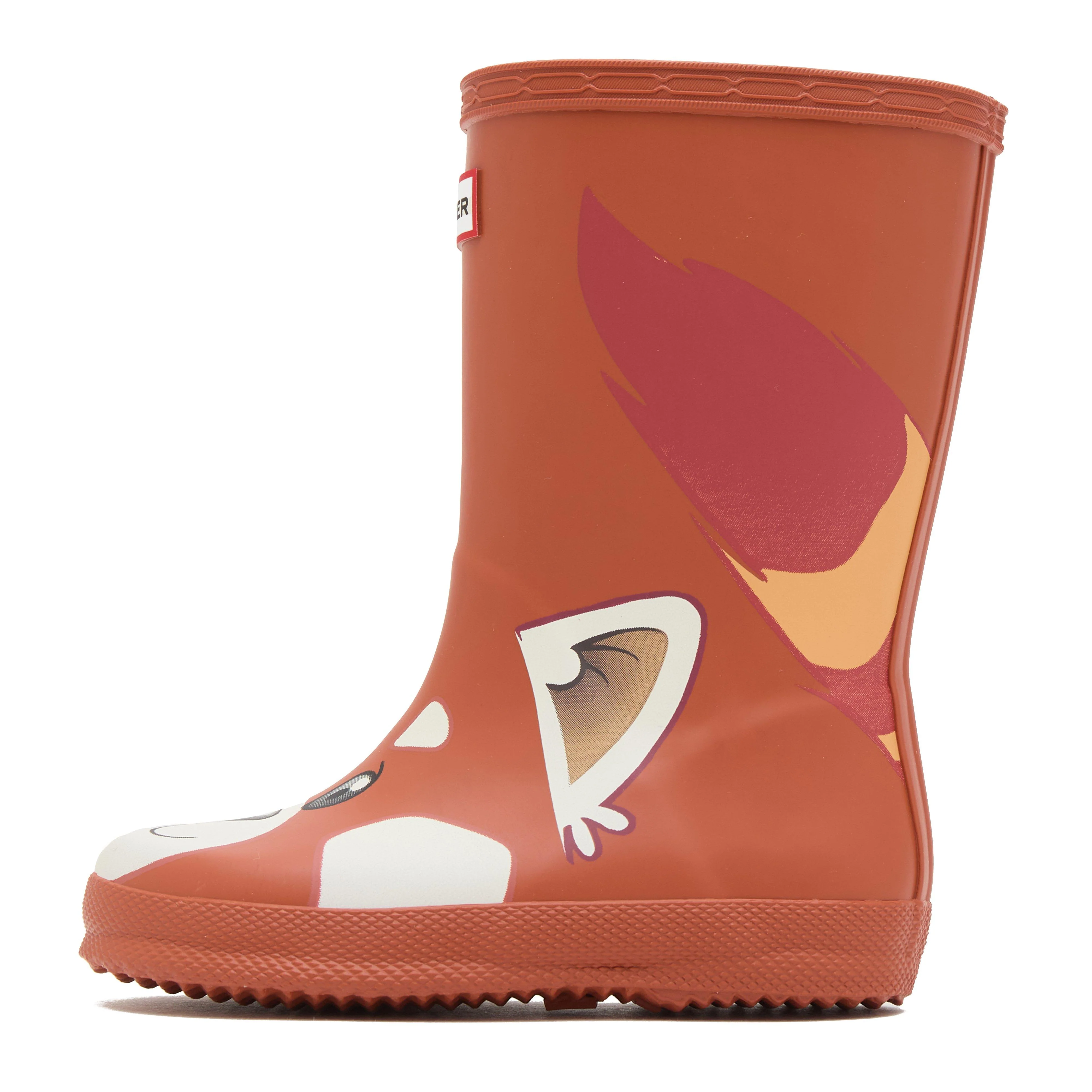 Kids First Classic Panda Wellington Boots Red Panda Face - Image 7