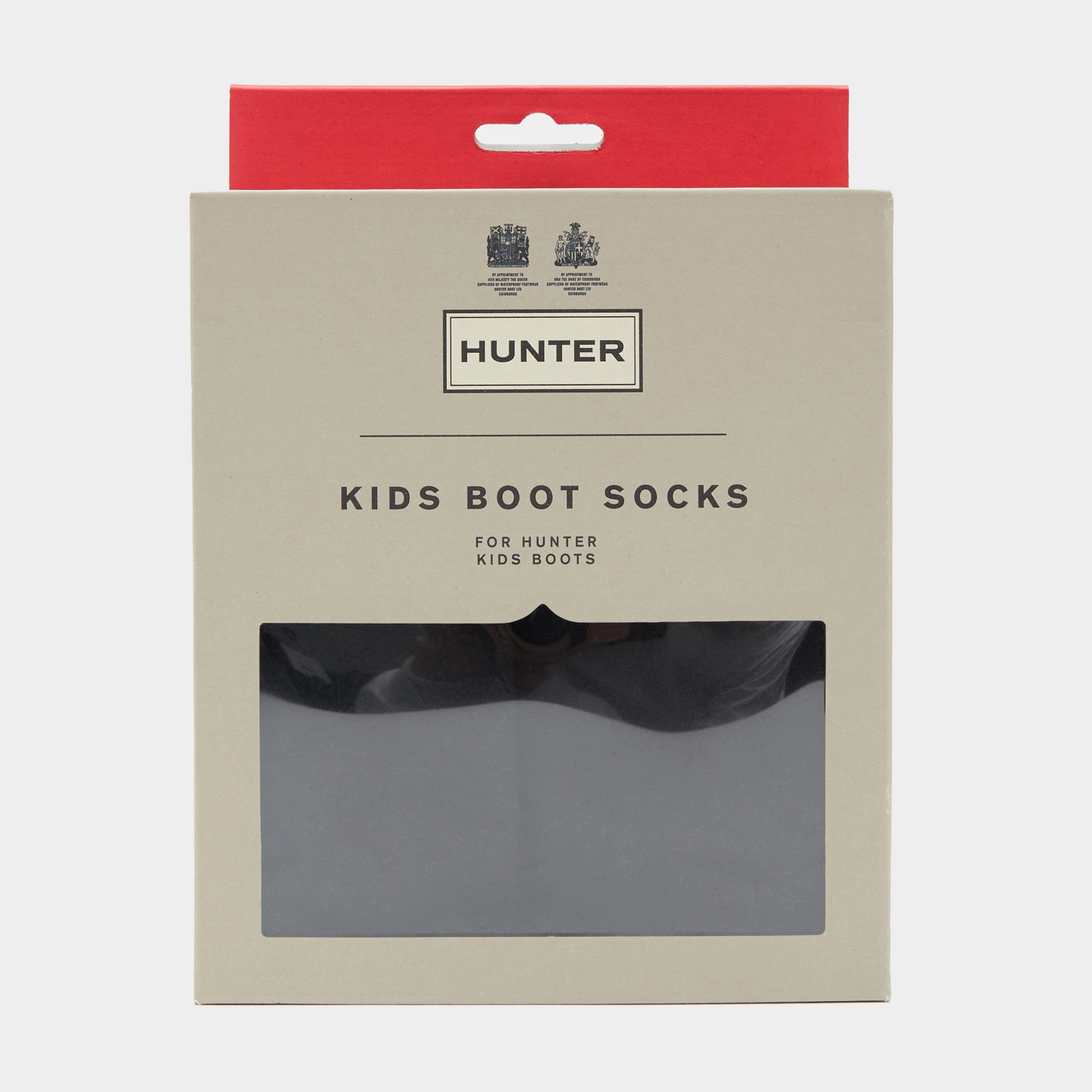 Kids Recycled Fleece Boot Socks Black - Image 4